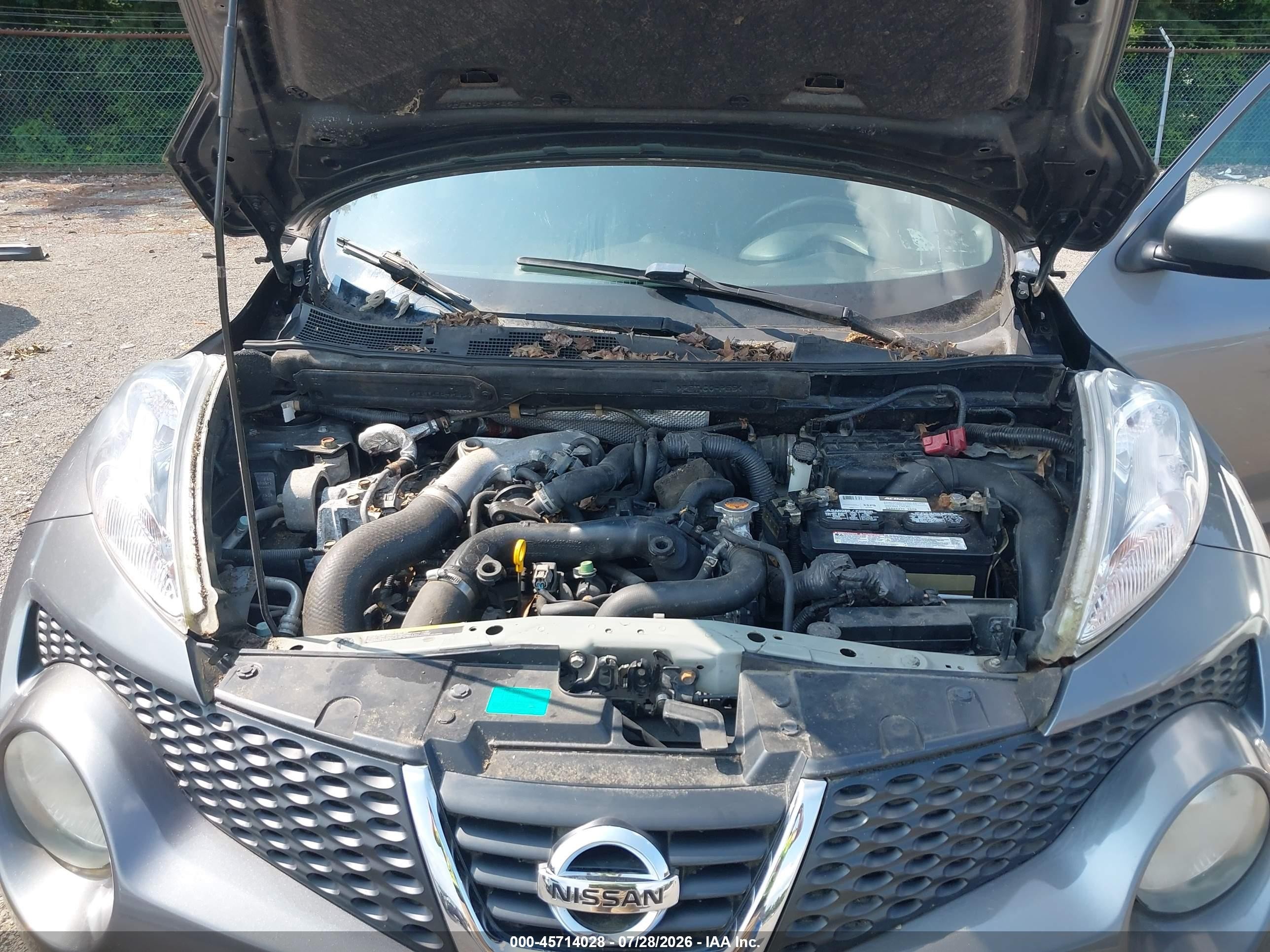 2012 Nissan Juke Sl Gray vin: JN8AF5MV3CT108805
