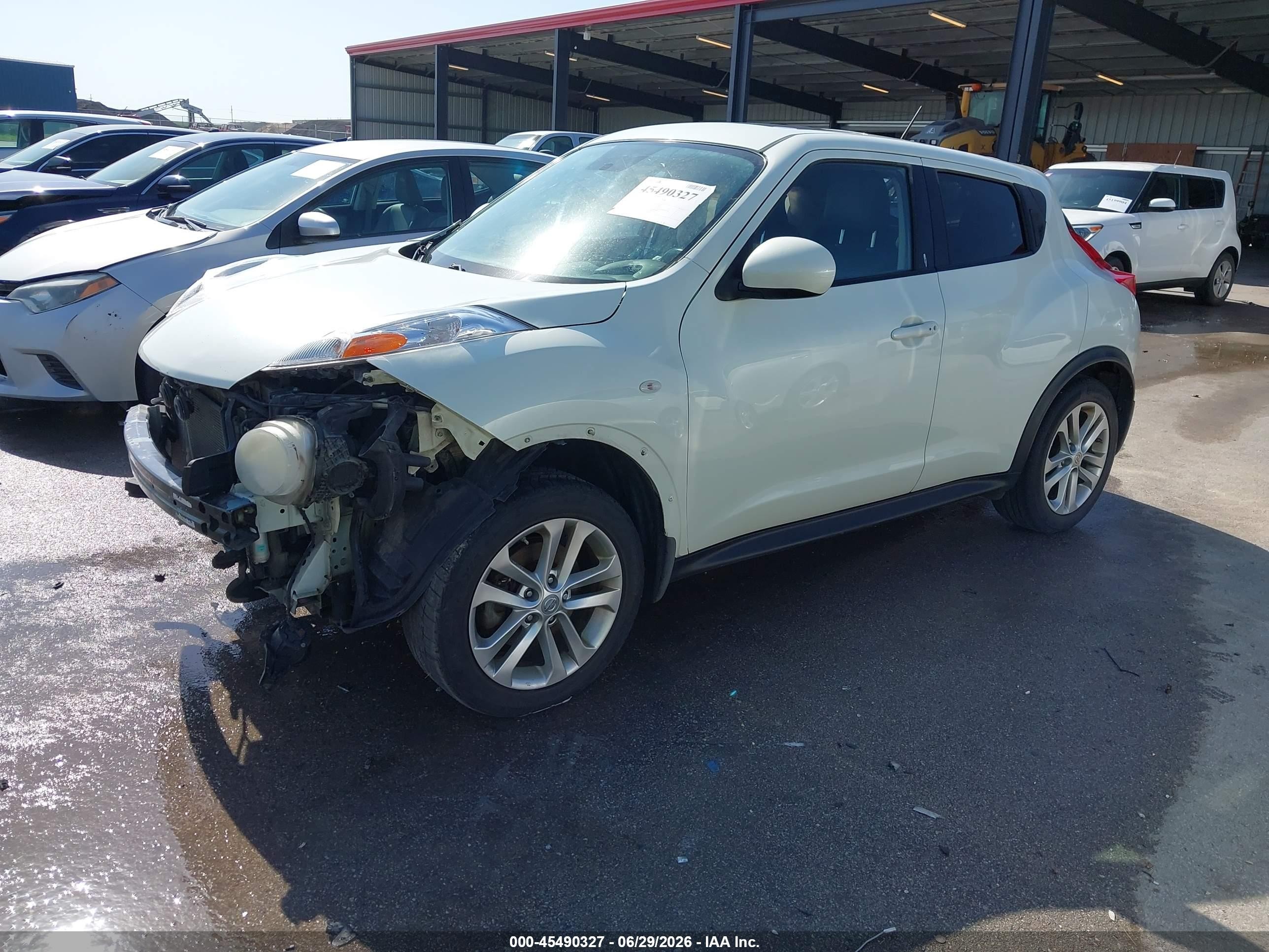 2012 Nissan Juke Sl White vin: JN8AF5MV3CT111994