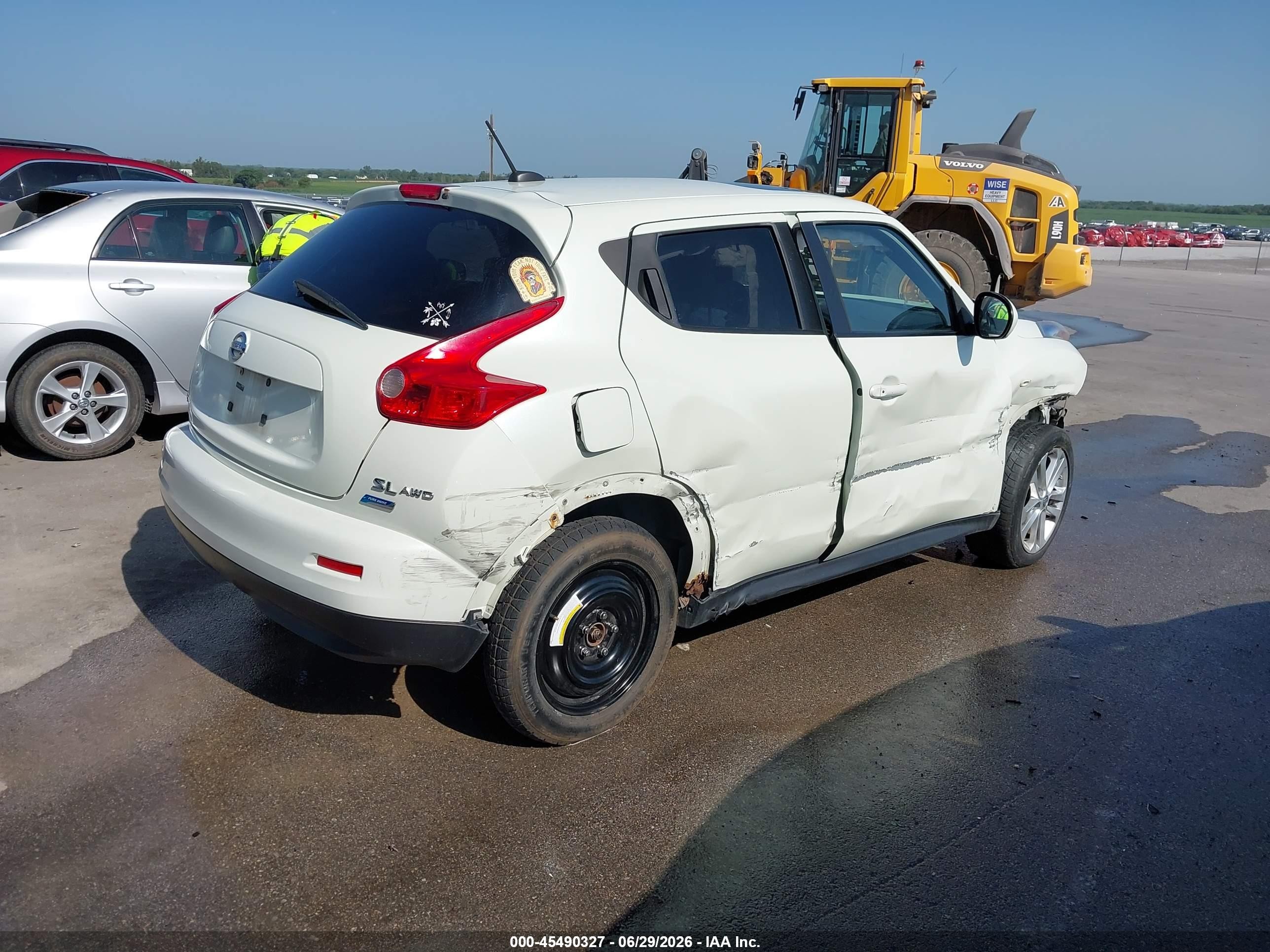 2012 Nissan Juke Sl White vin: JN8AF5MV3CT111994