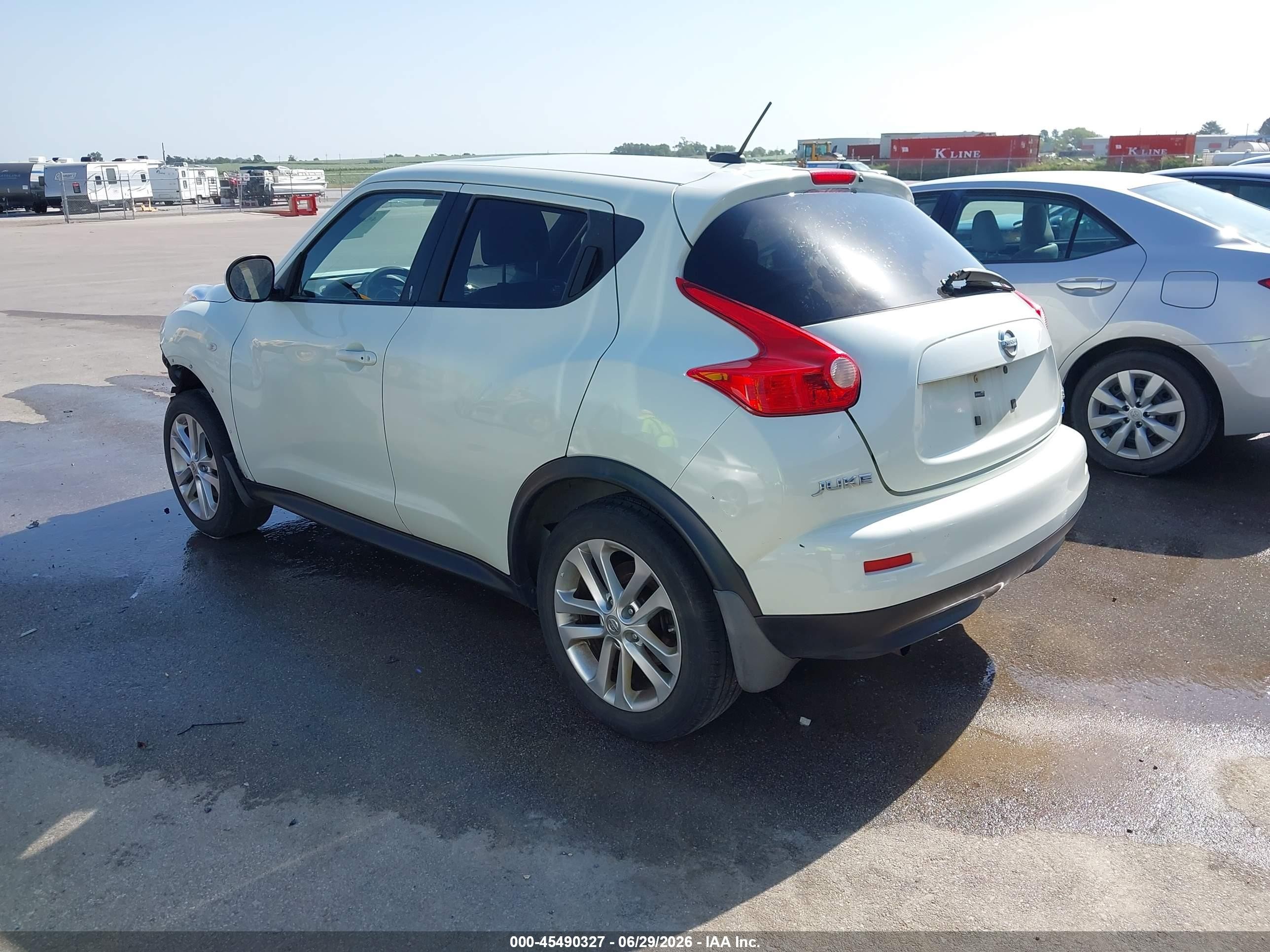 2012 Nissan Juke Sl White vin: JN8AF5MV3CT111994