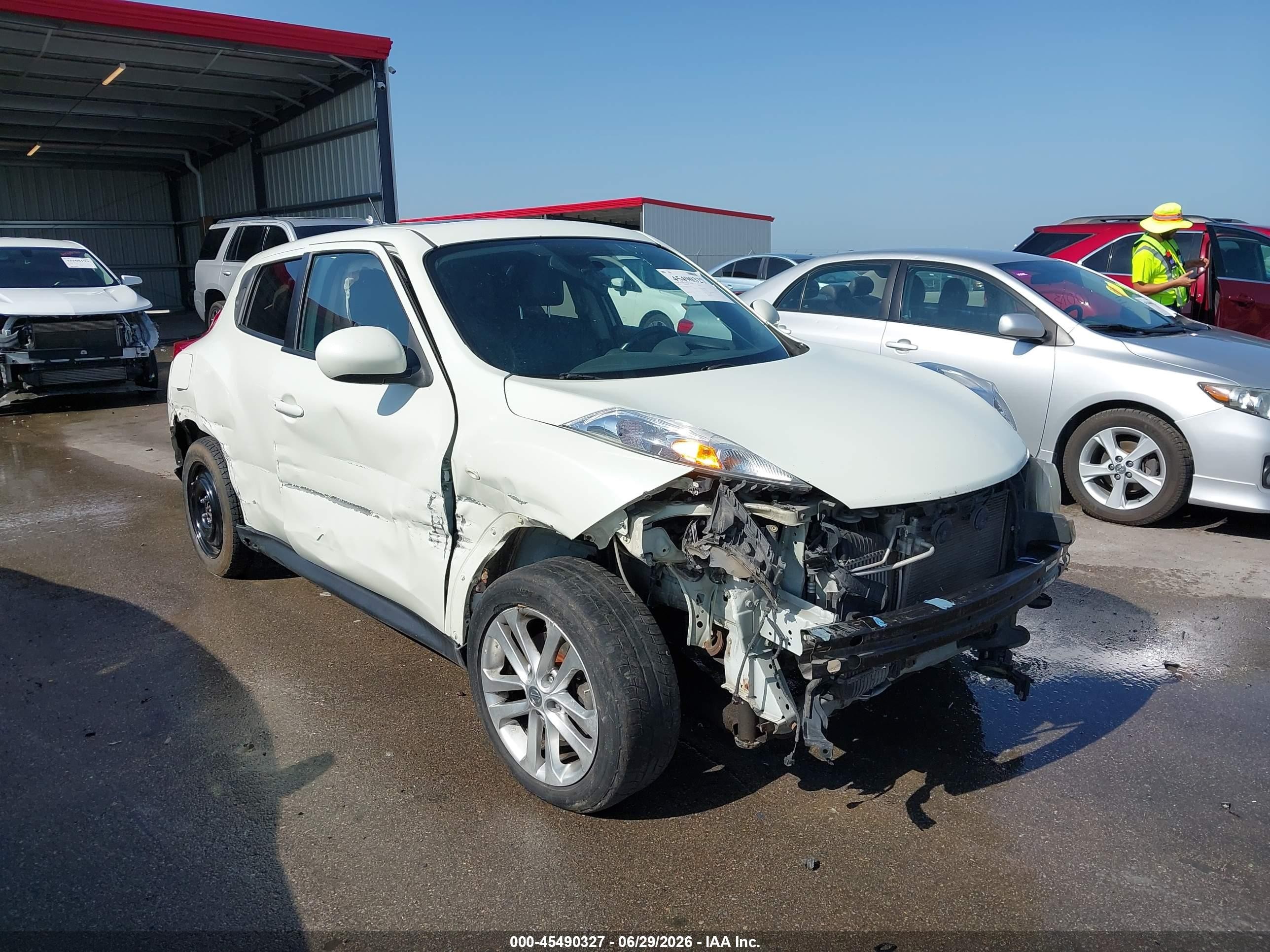 2012 Nissan Juke Sl White vin: JN8AF5MV3CT111994