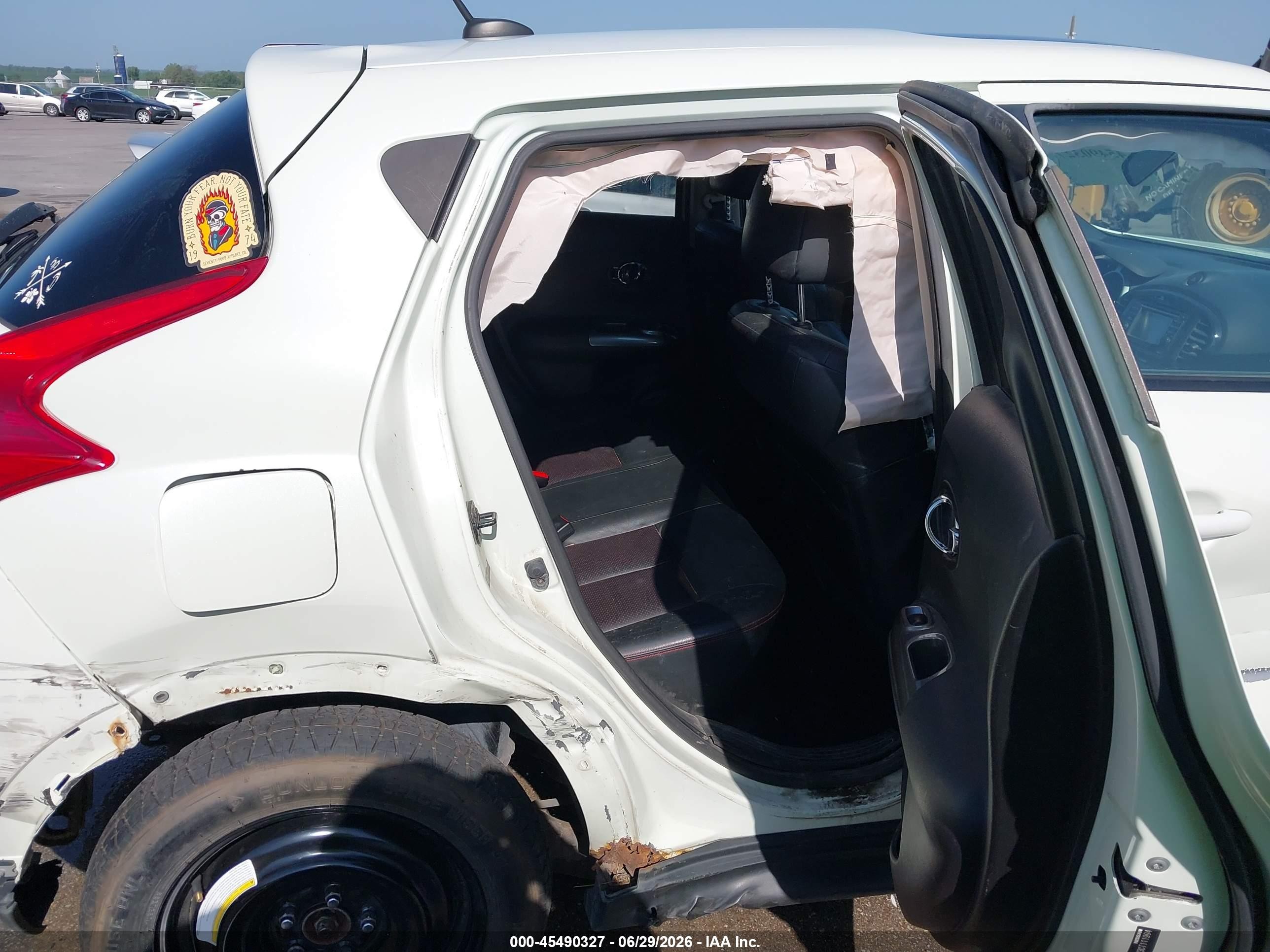 2012 Nissan Juke Sl White vin: JN8AF5MV3CT111994