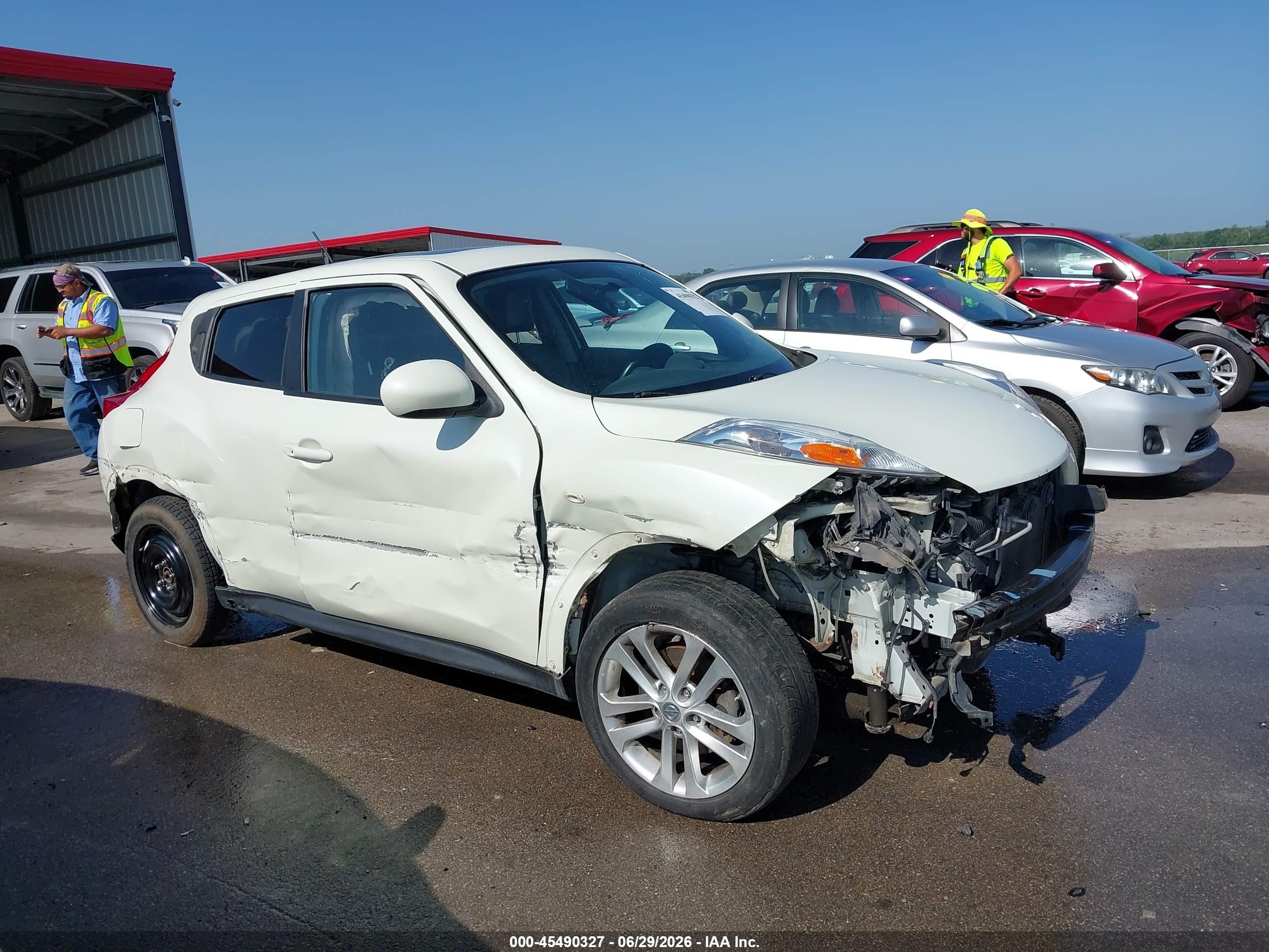 2012 Nissan Juke Sl White vin: JN8AF5MV3CT111994
