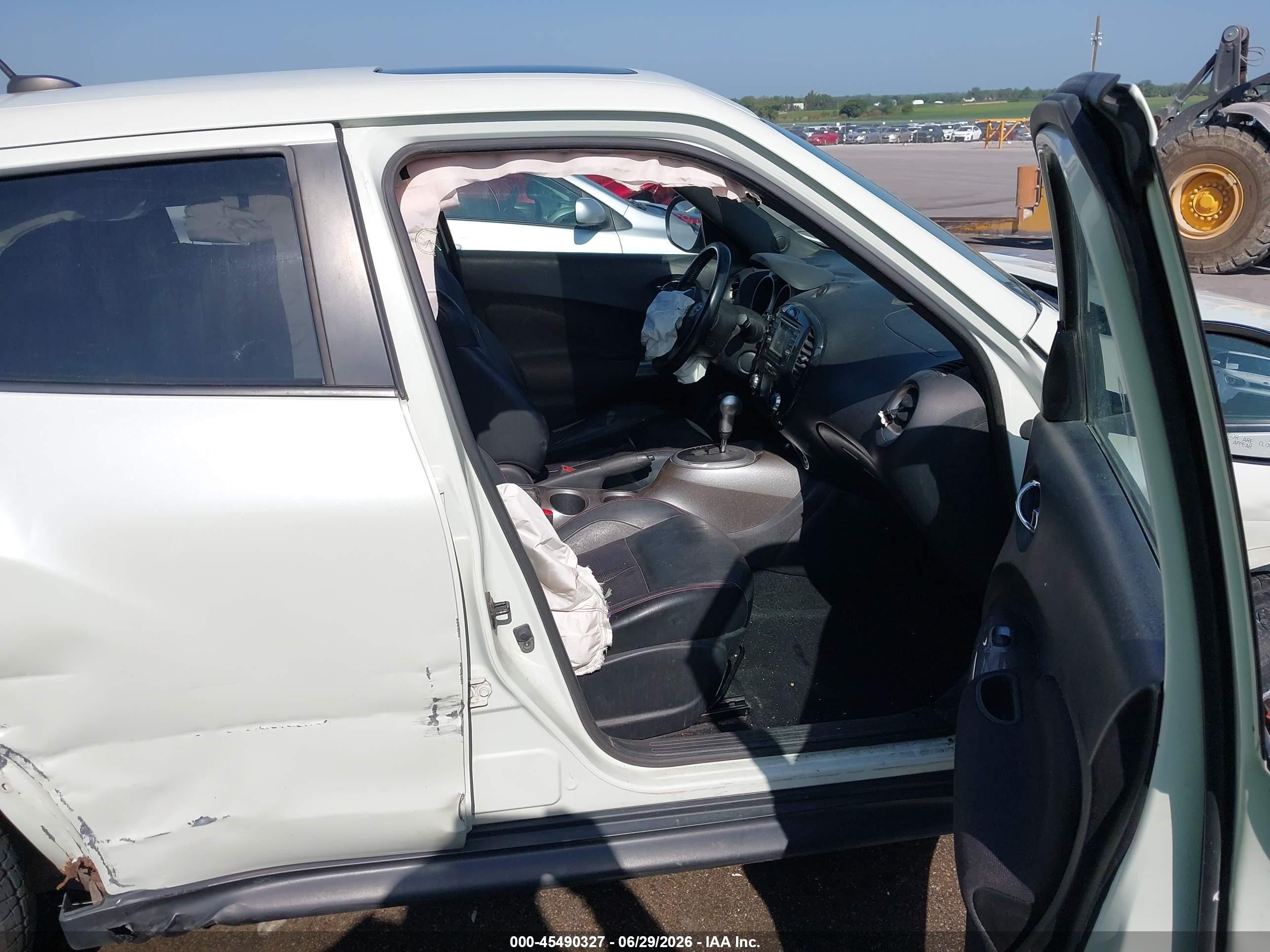 2012 Nissan Juke Sl White vin: JN8AF5MV3CT111994
