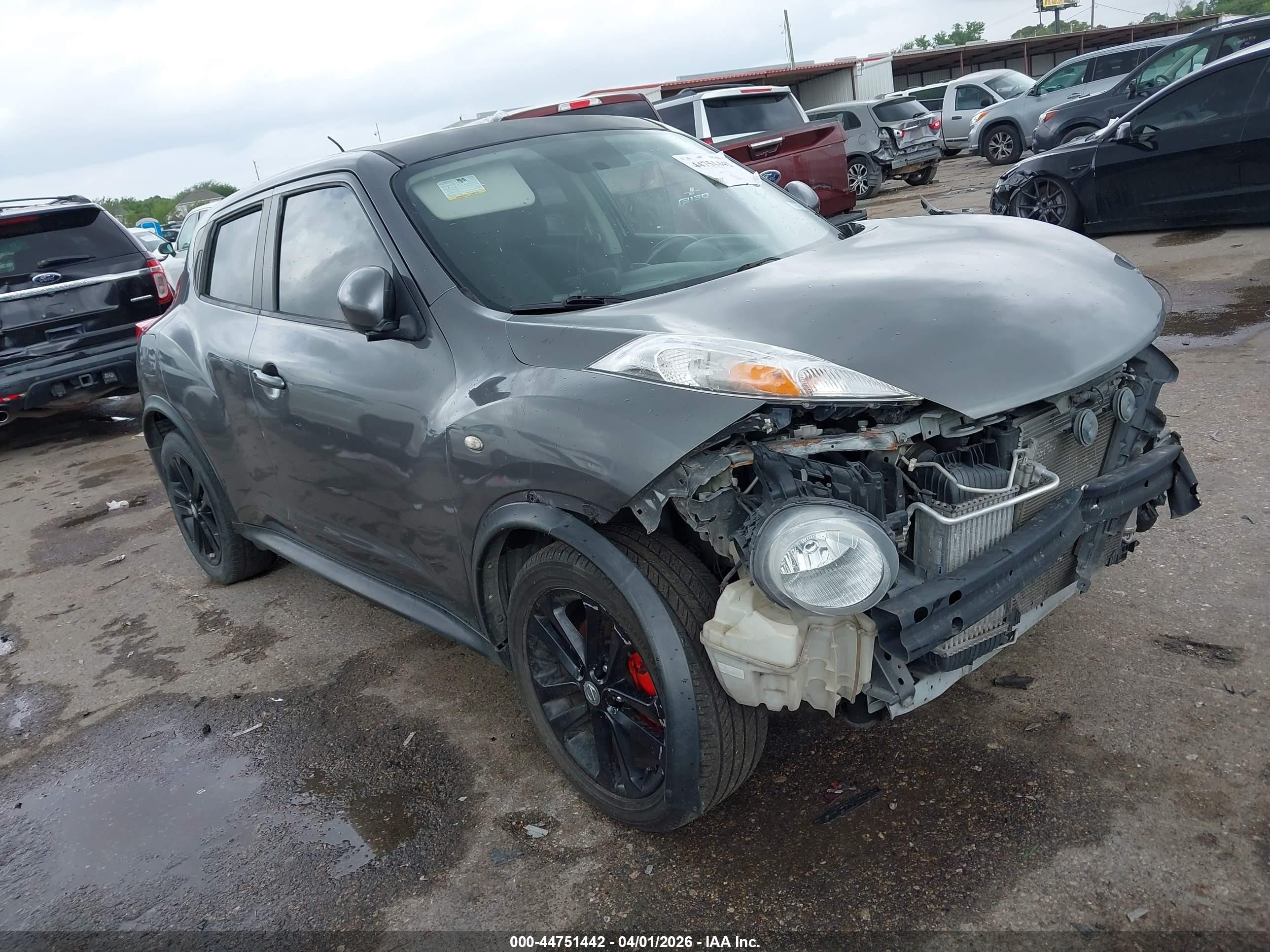 2012 Nissan Juke Sv Gray vin: JN8AF5MV3CT112403