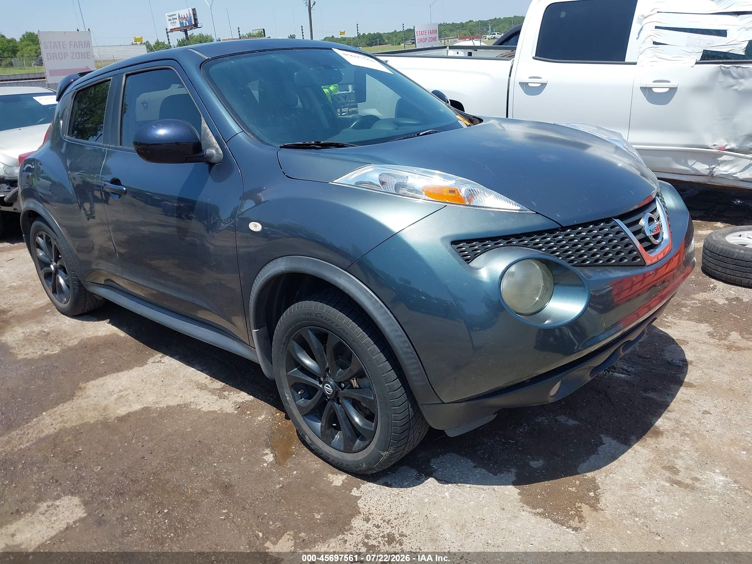 2013 Nissan Juke Sl Gray vin: JN8AF5MV3DT208937
