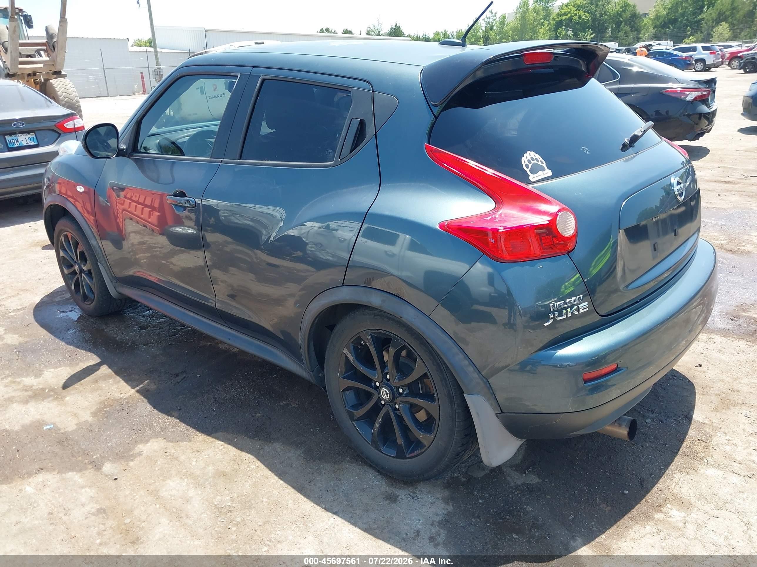 2013 Nissan Juke Sl Gray vin: JN8AF5MV3DT208937
