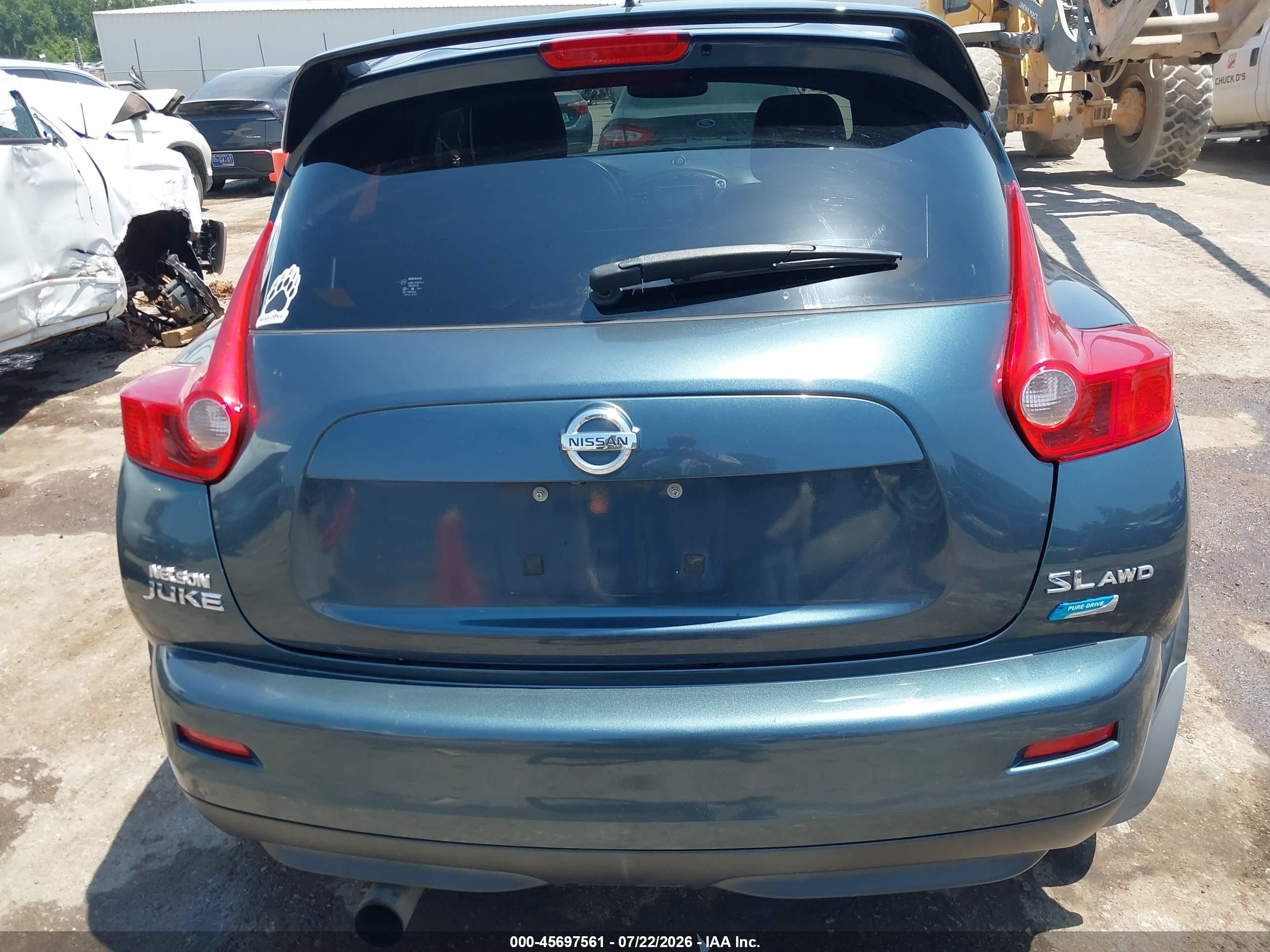 2013 Nissan Juke Sl Gray vin: JN8AF5MV3DT208937