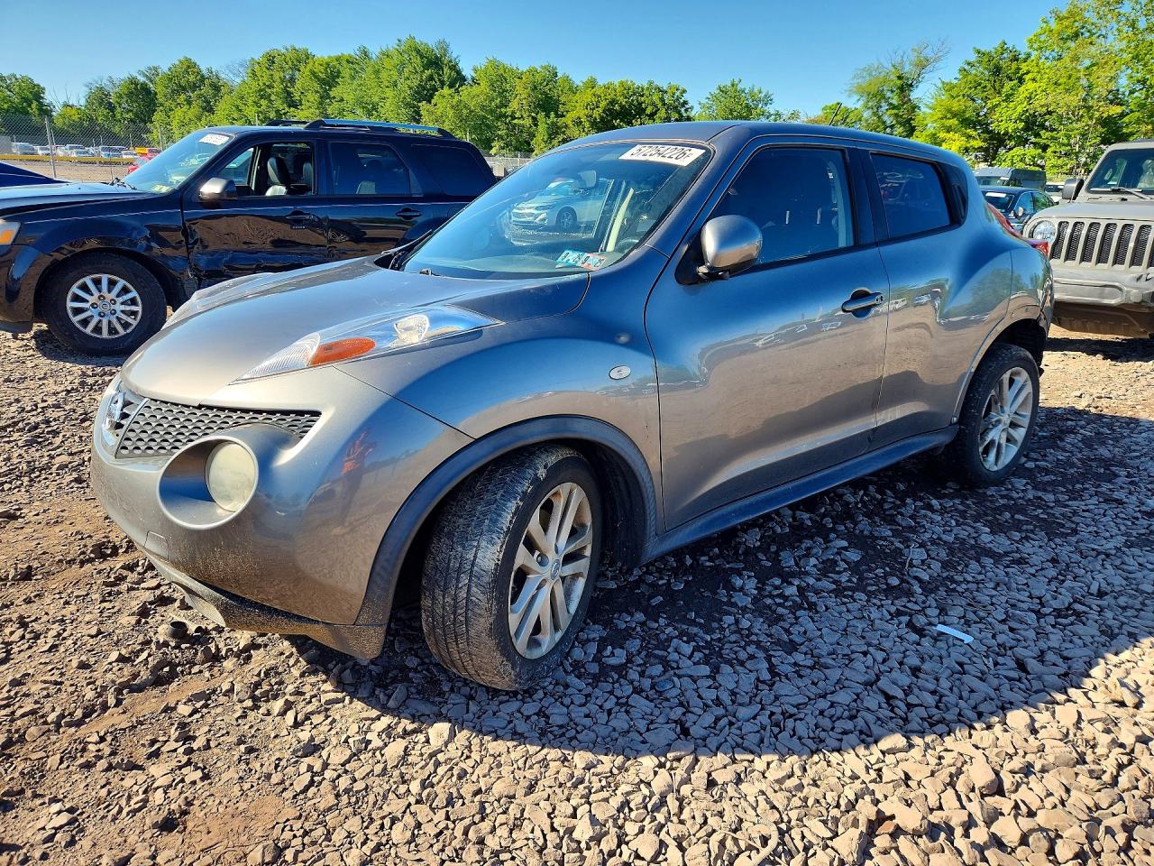 2013 Nissan Juke S Серый vin: JN8AF5MV3DT209814