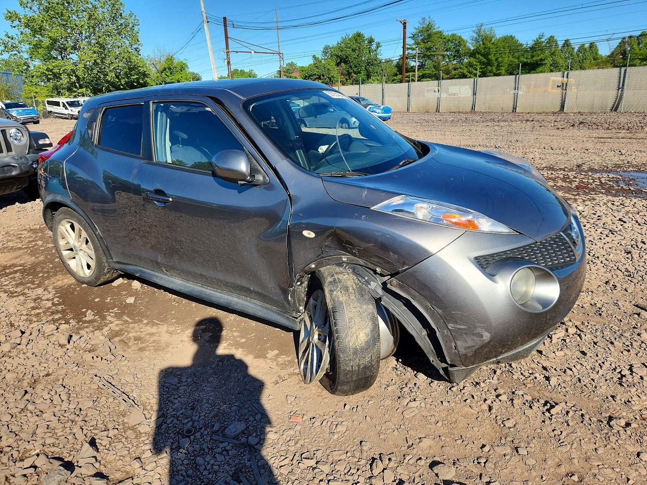 2013 Nissan Juke S Gray vin: JN8AF5MV3DT209814