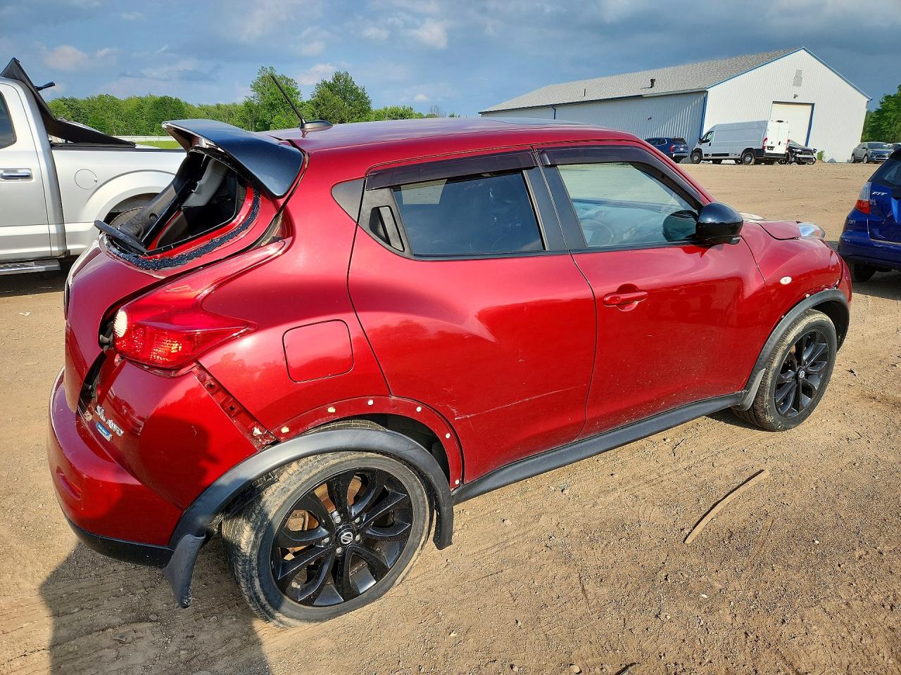 2013 Nissan Juke S Red vin: JN8AF5MV3DT215354