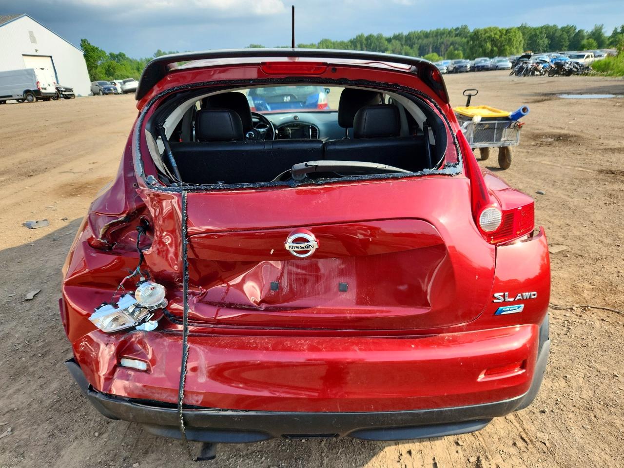 2013 Nissan Juke S Red vin: JN8AF5MV3DT215354