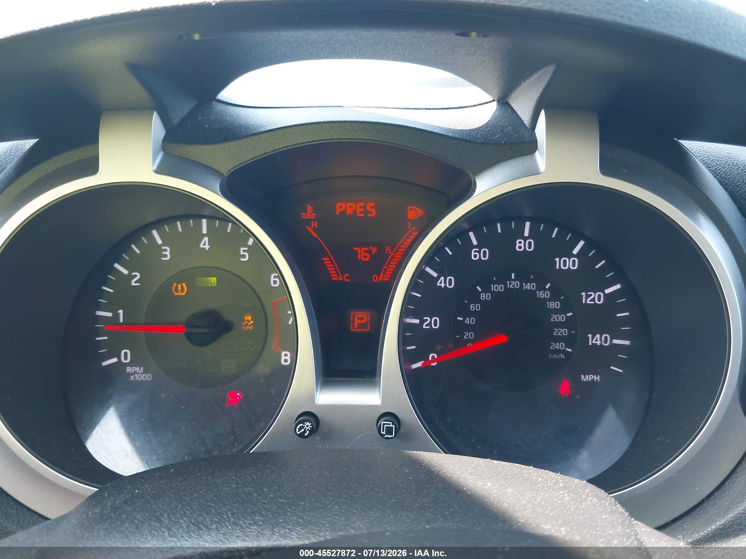 2013 Nissan Juke Sv White vin: JN8AF5MV3DT215421