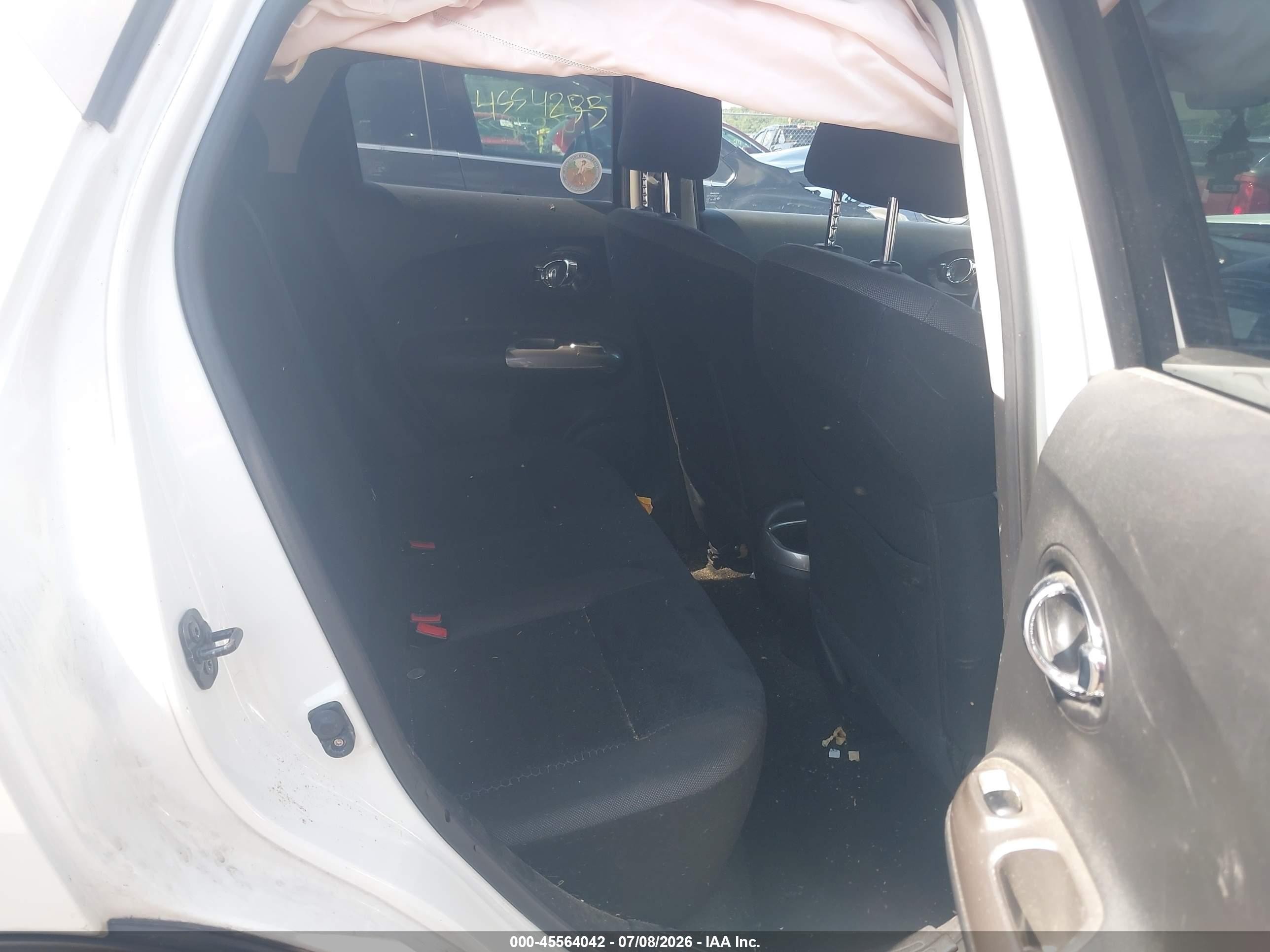 2013 Nissan Juke Sv White vin: JN8AF5MV3DT220716