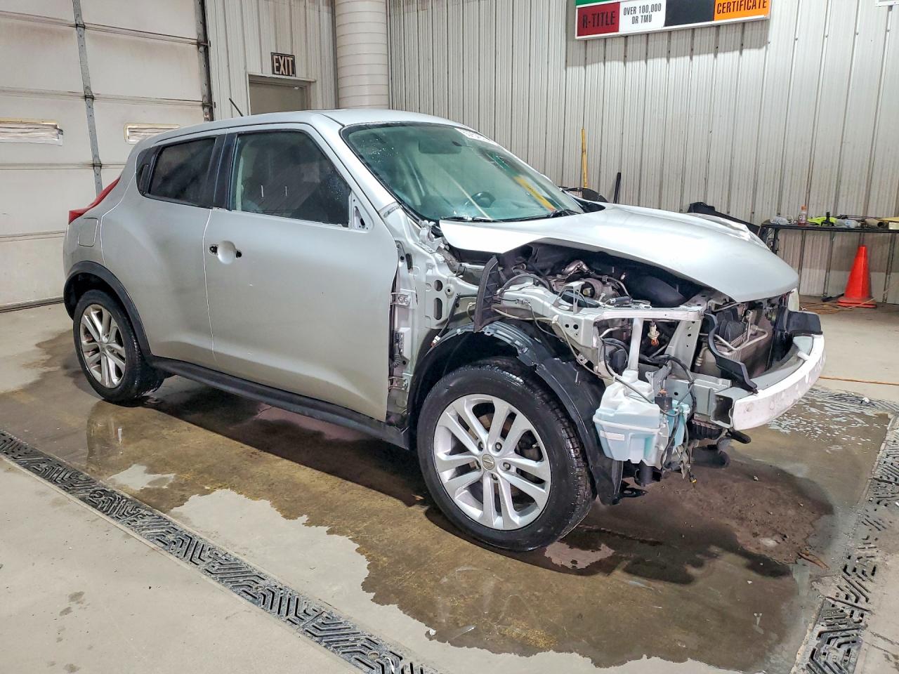 2013 Nissan Juke S/sv/sl Silver vin: JN8AF5MV3DT220831