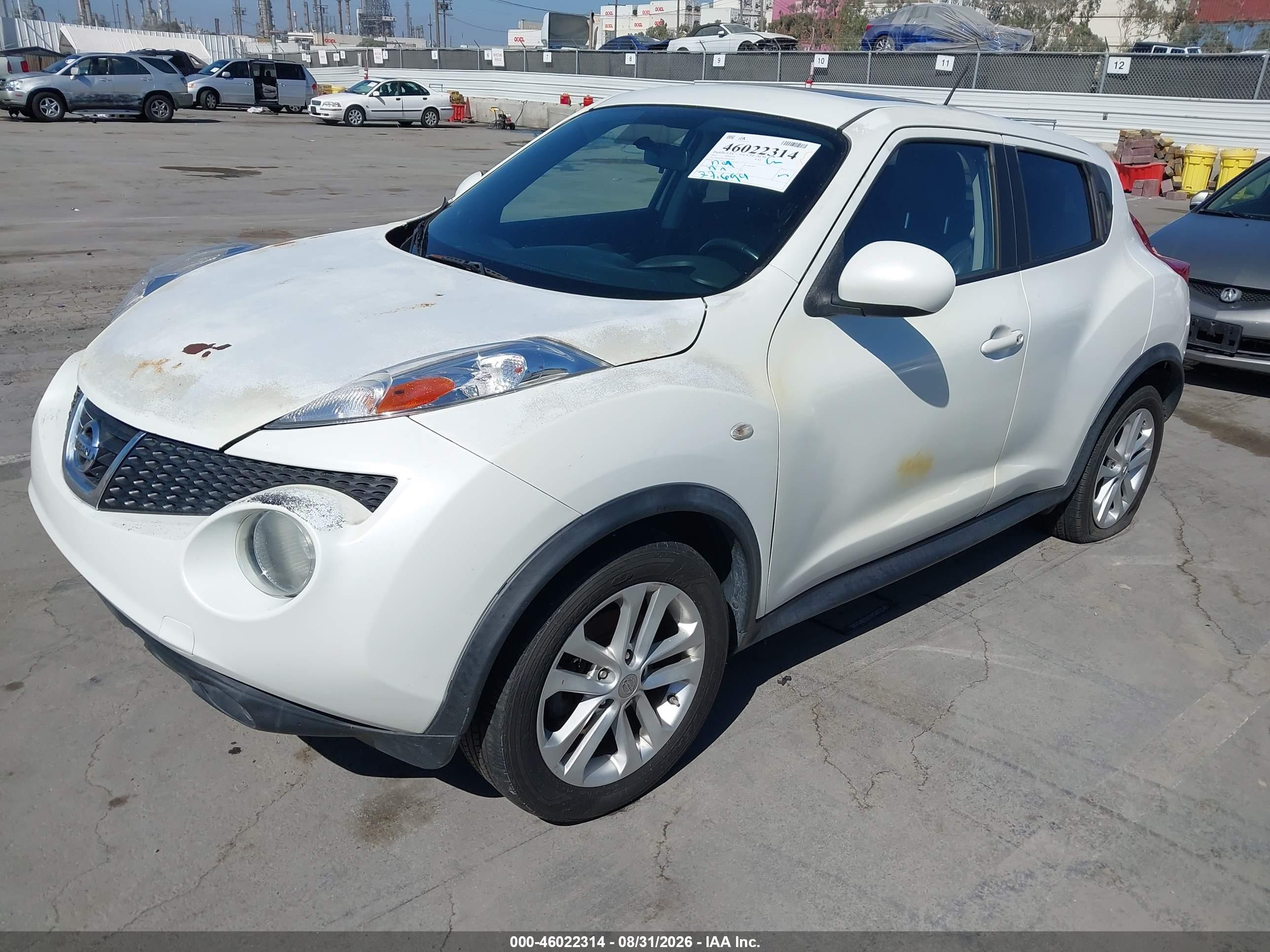 2013 Nissan Juke Sl White vin: JN8AF5MV3DT222692