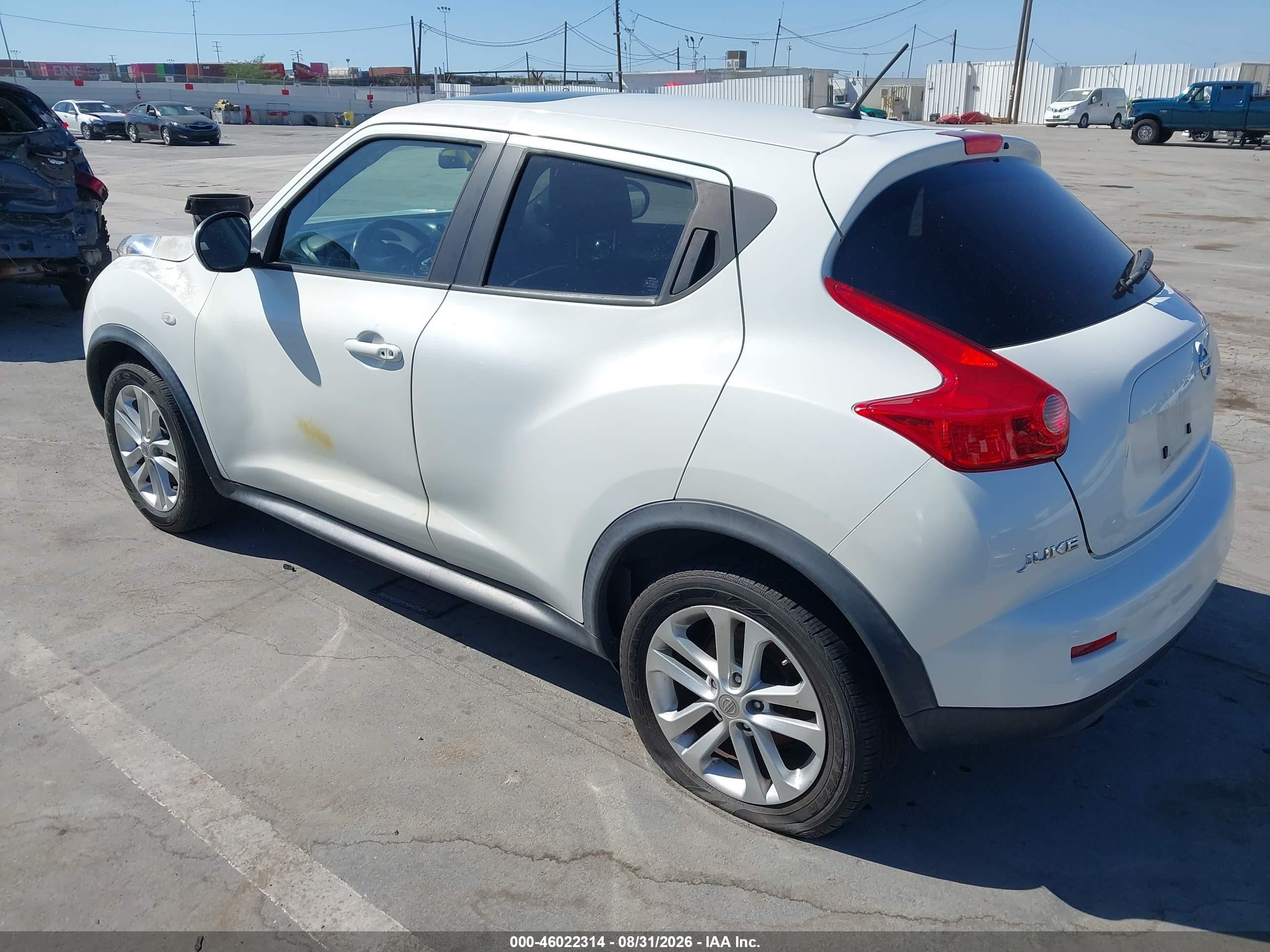 2013 Nissan Juke Sl White vin: JN8AF5MV3DT222692