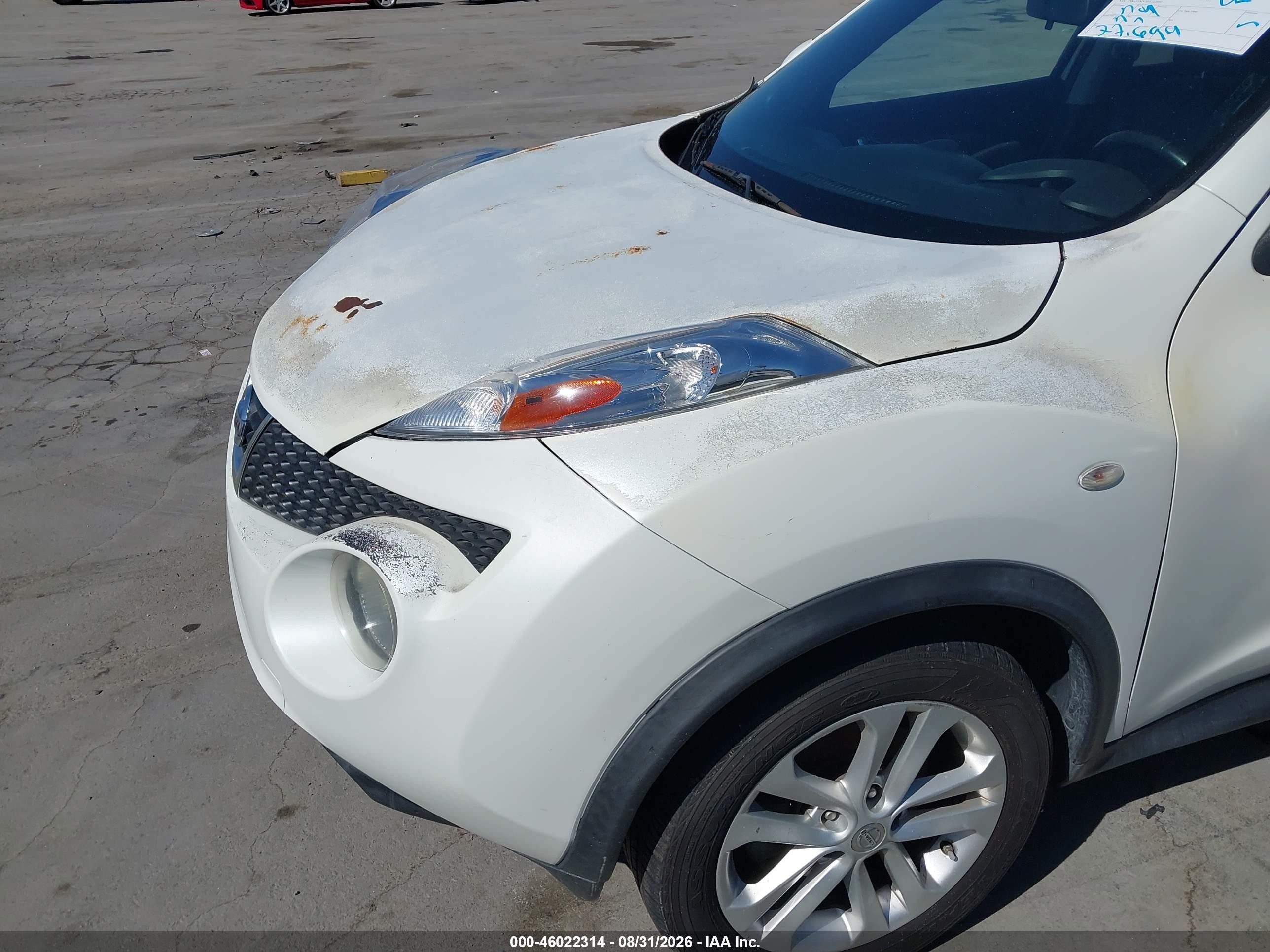2013 Nissan Juke Sl White vin: JN8AF5MV3DT222692