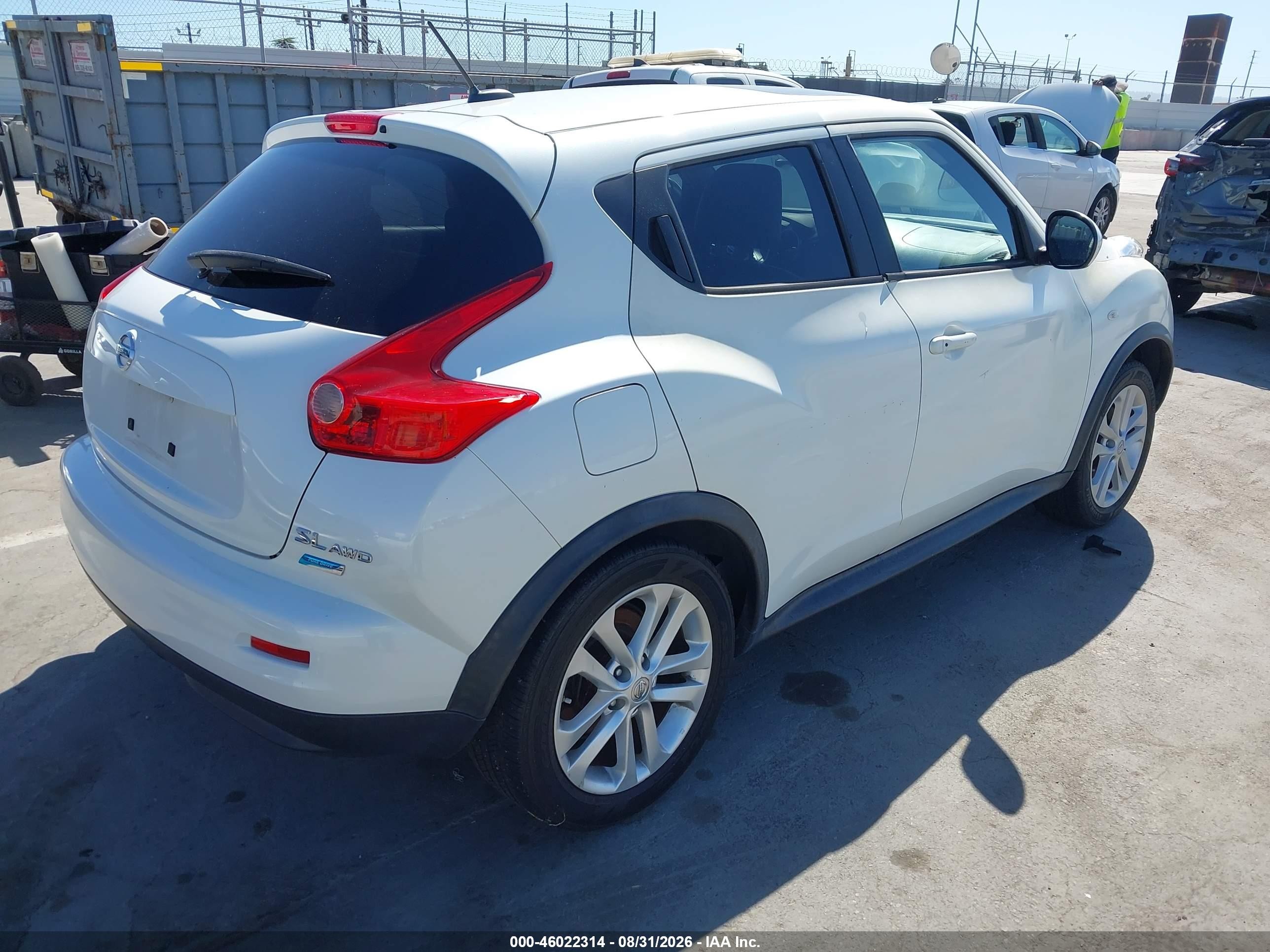 2013 Nissan Juke Sl White vin: JN8AF5MV3DT222692