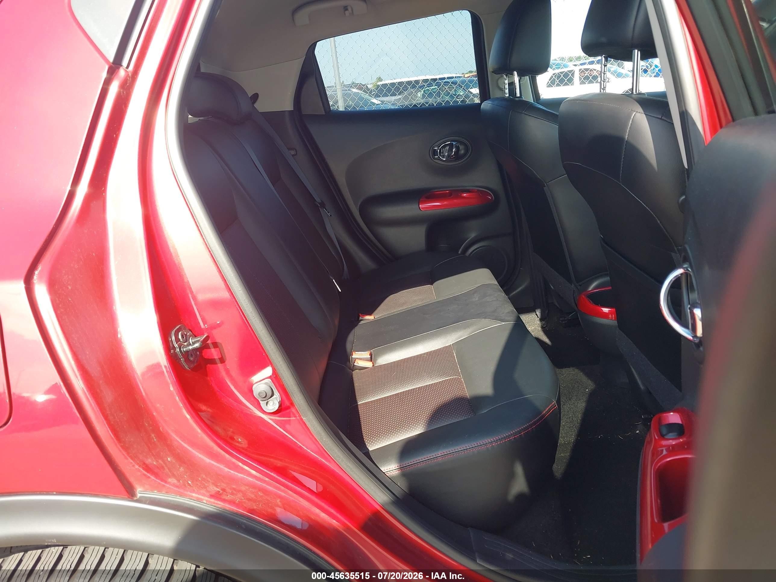 2013 Nissan Juke Nismo/s/sl/sv Red vin: JN8AF5MV3DT226595