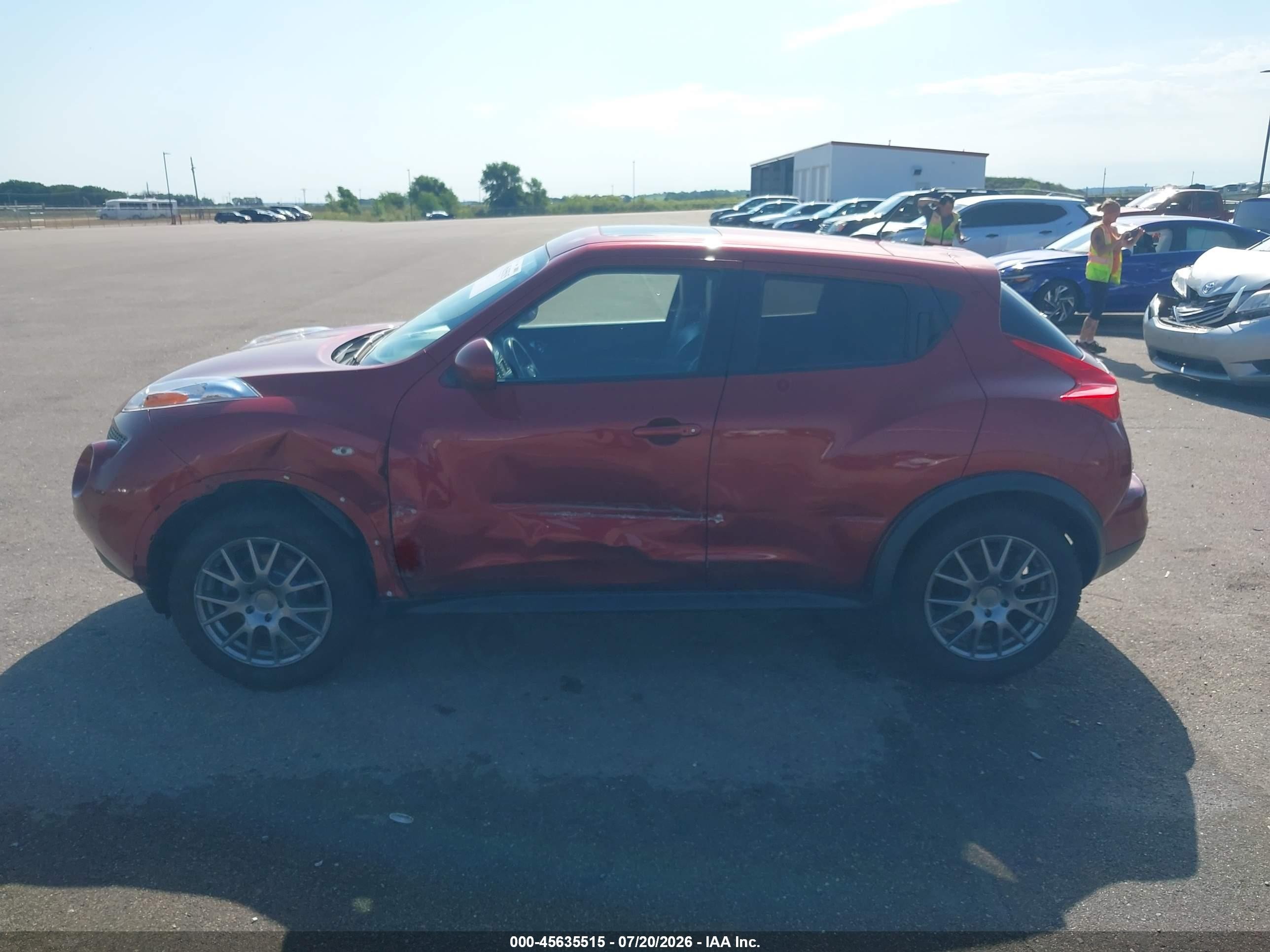 2013 Nissan Juke Nismo/s/sl/sv Red vin: JN8AF5MV3DT226595