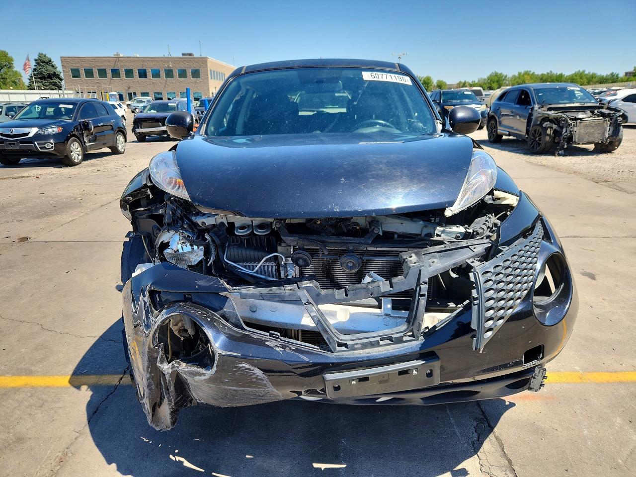 2014 Nissan Juke Sv Blue vin: JN8AF5MV3ET362467