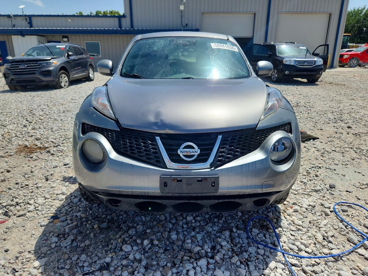 2014 Nissan Juke Sv Silver vin: JN8AF5MV3ET480695