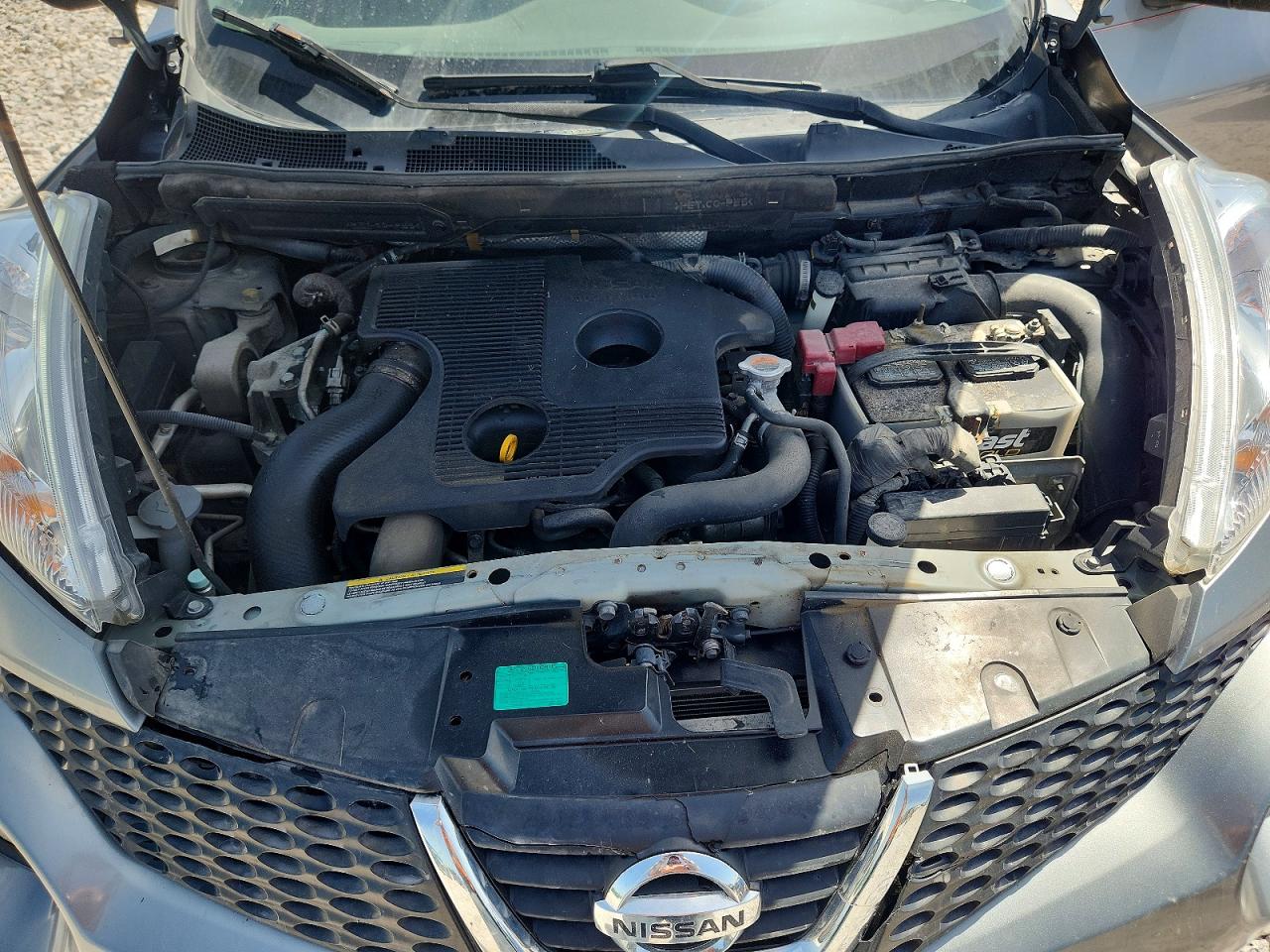2014 Nissan Juke Sv Silver vin: JN8AF5MV3ET480695