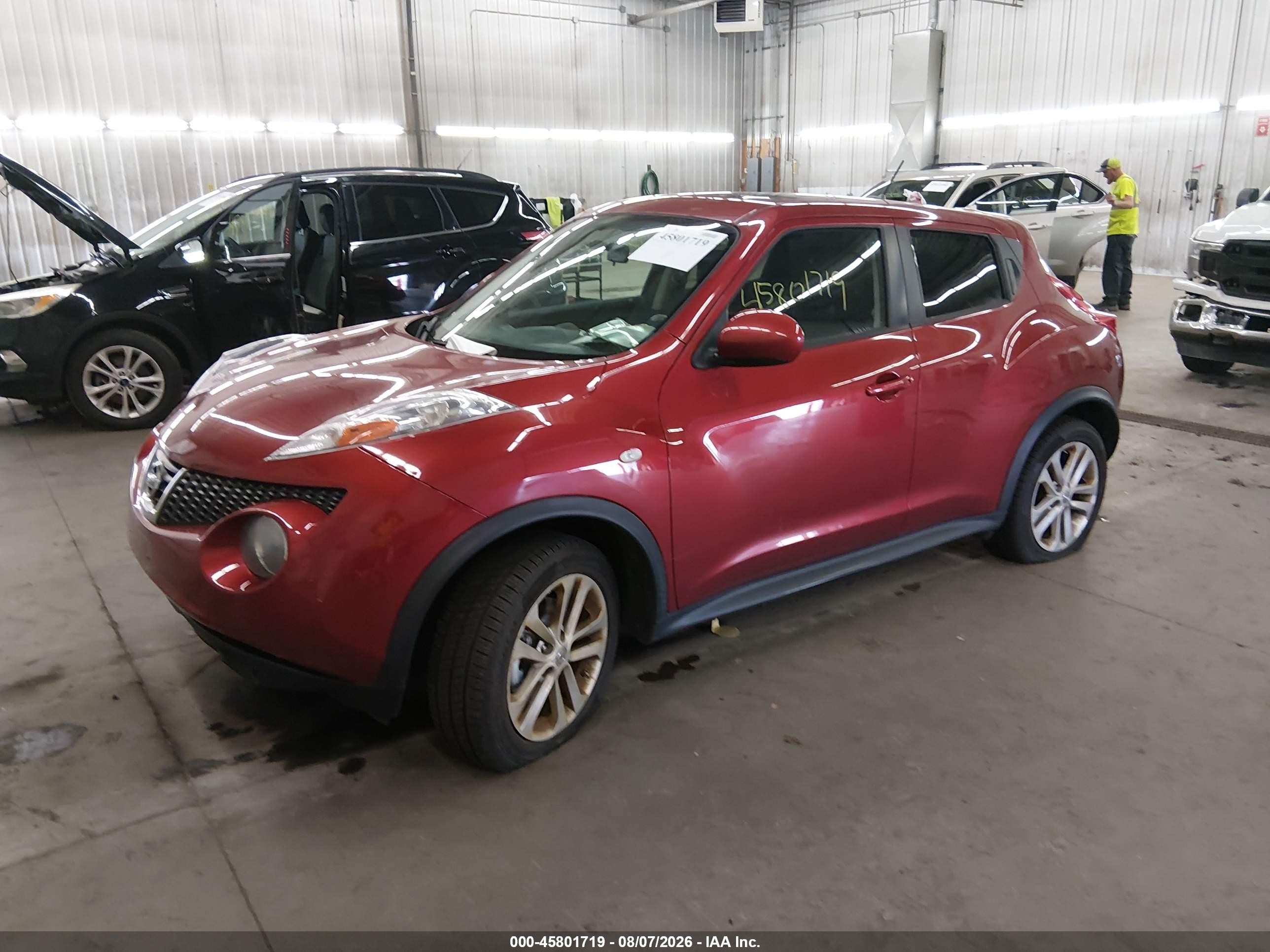 2014 Nissan Juke Sv Red vin: JN8AF5MV3ET482012