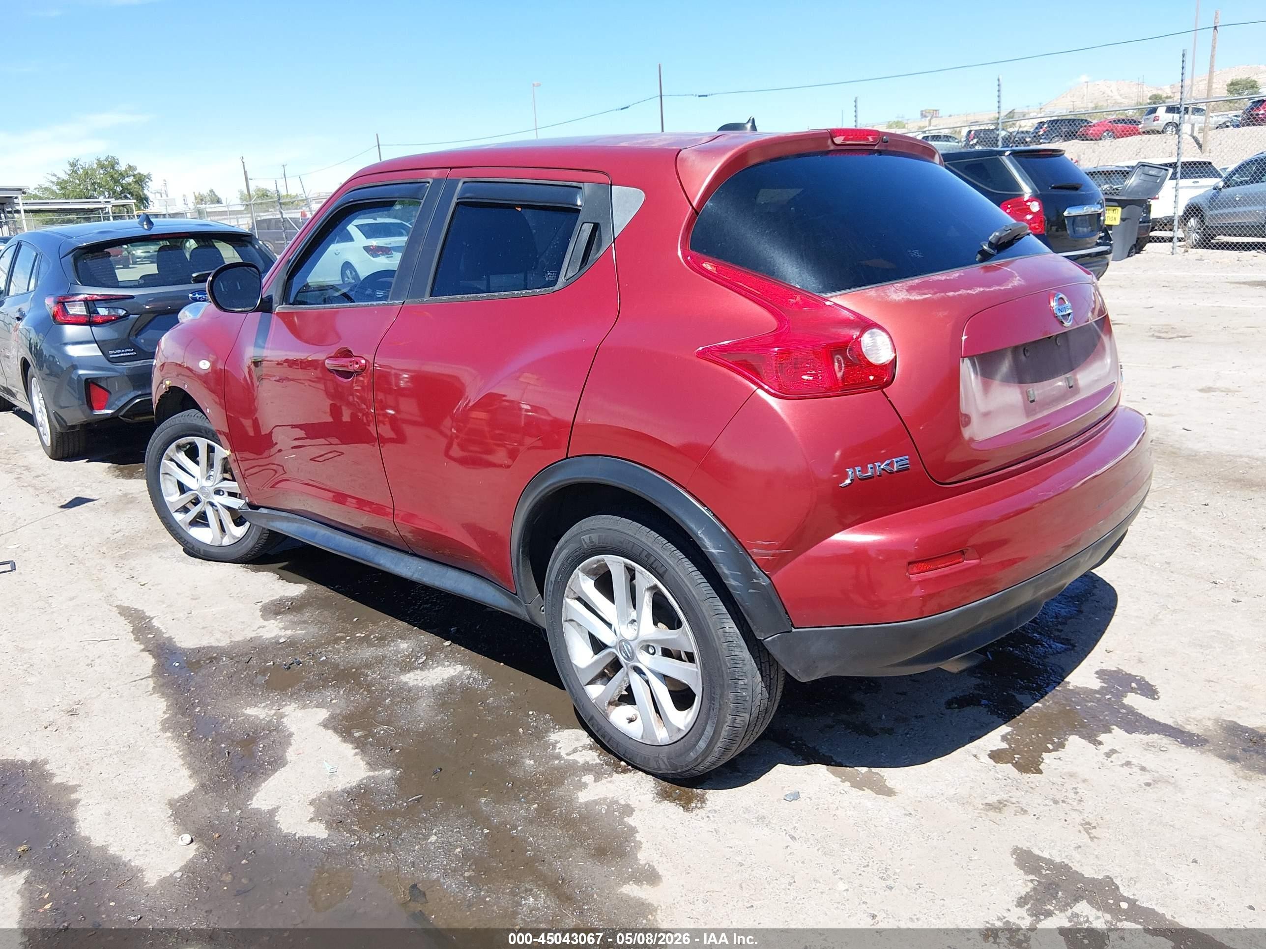 2014 Nissan Juke Sl Red vin: JN8AF5MV3ET483290