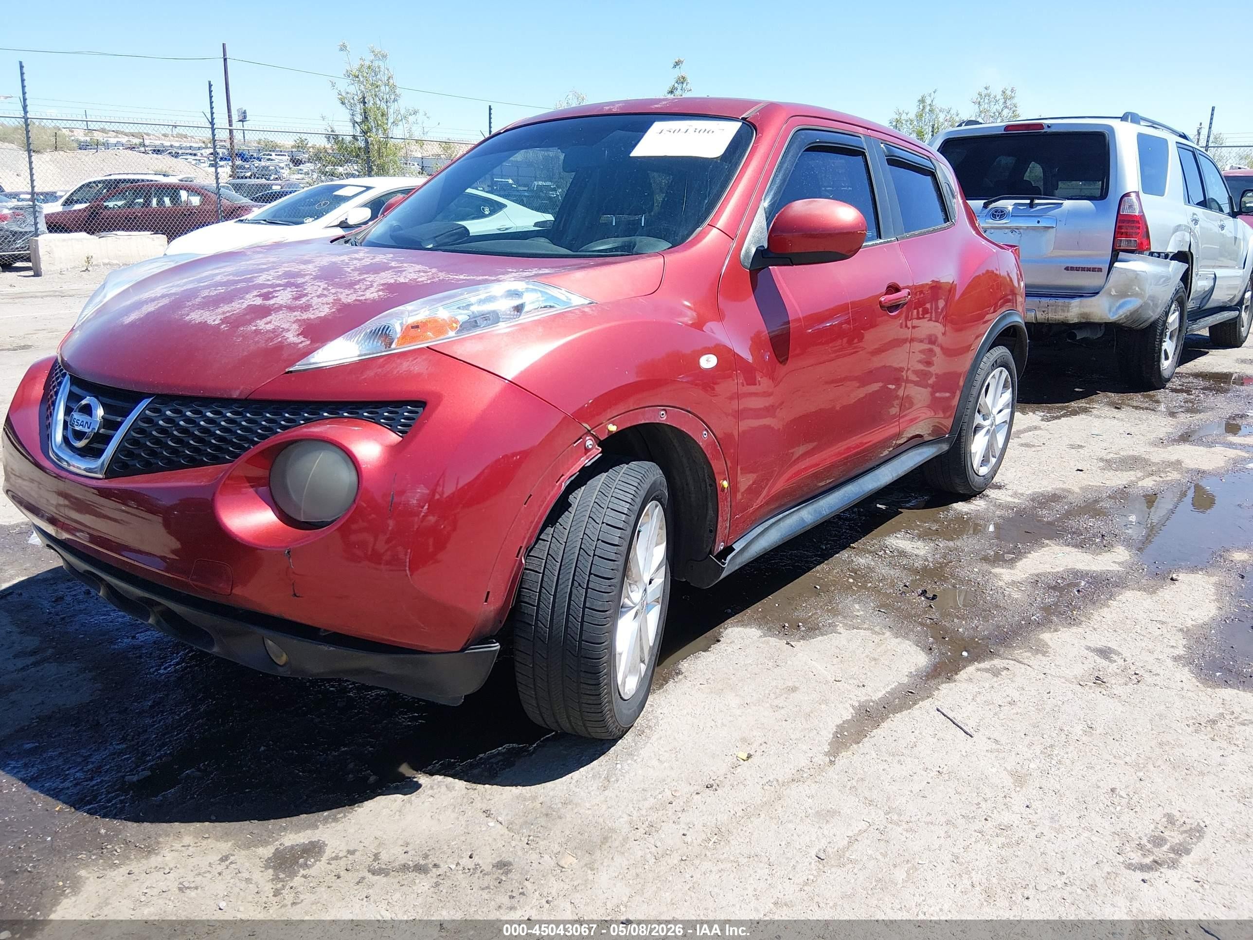2014 Nissan Juke Sl Red vin: JN8AF5MV3ET483290