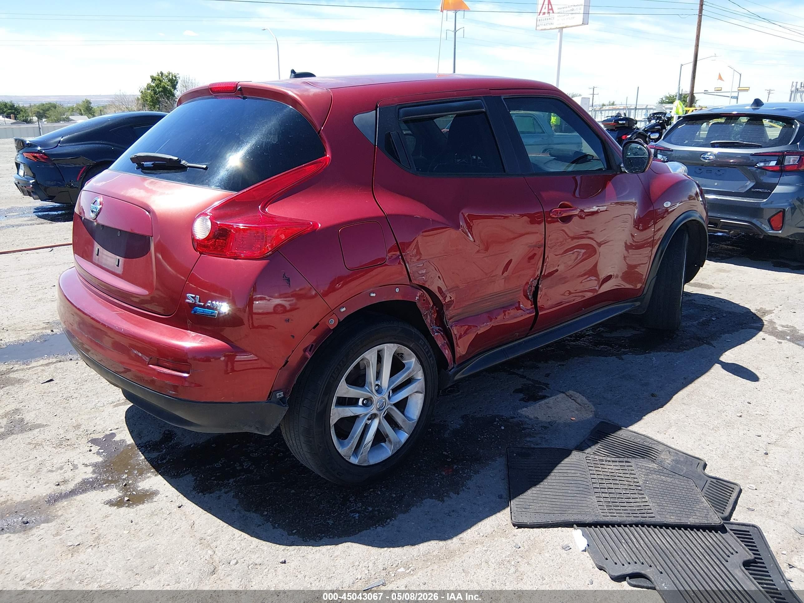 2014 Nissan Juke Sl Red vin: JN8AF5MV3ET483290