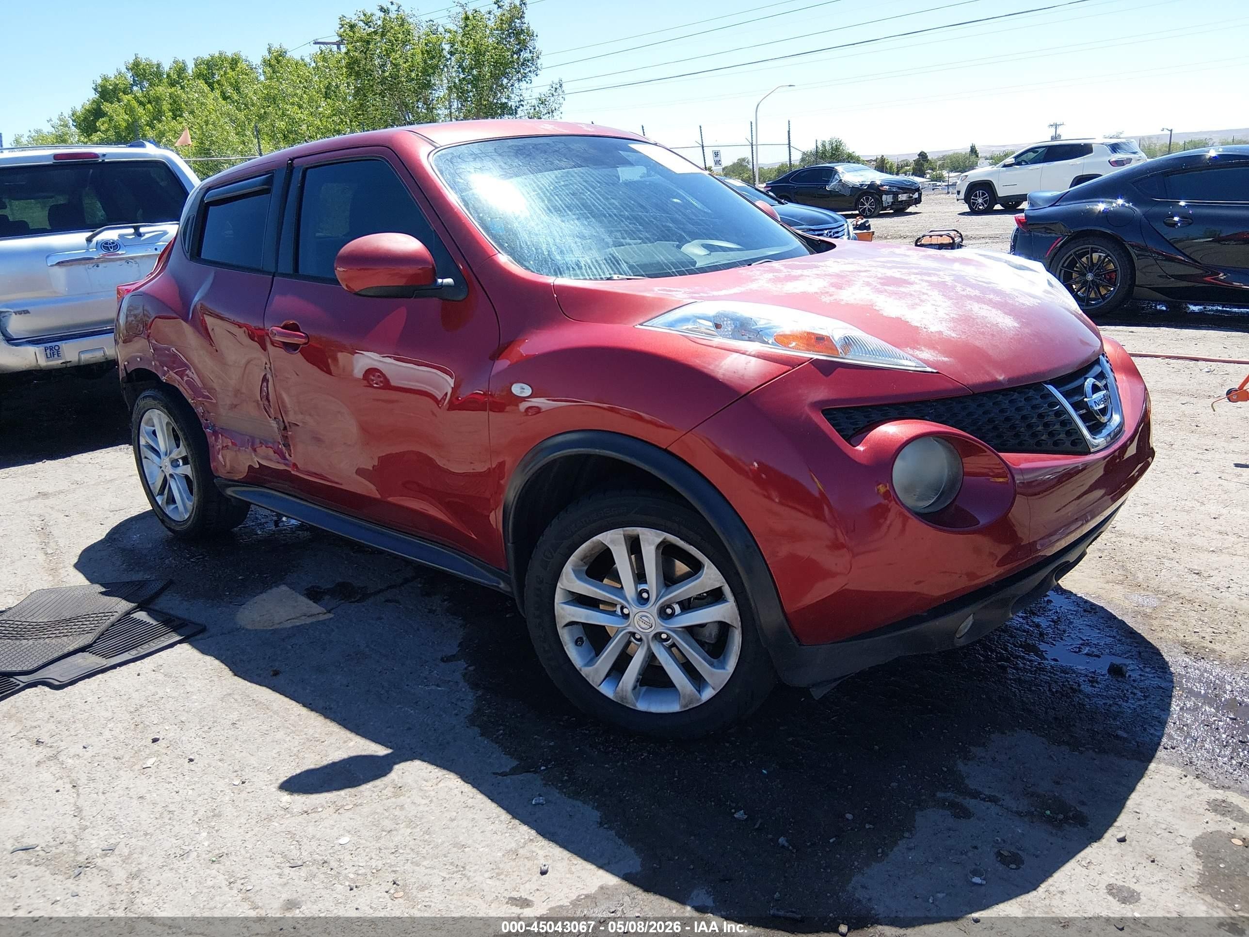 2014 Nissan Juke Sl Red vin: JN8AF5MV3ET483290