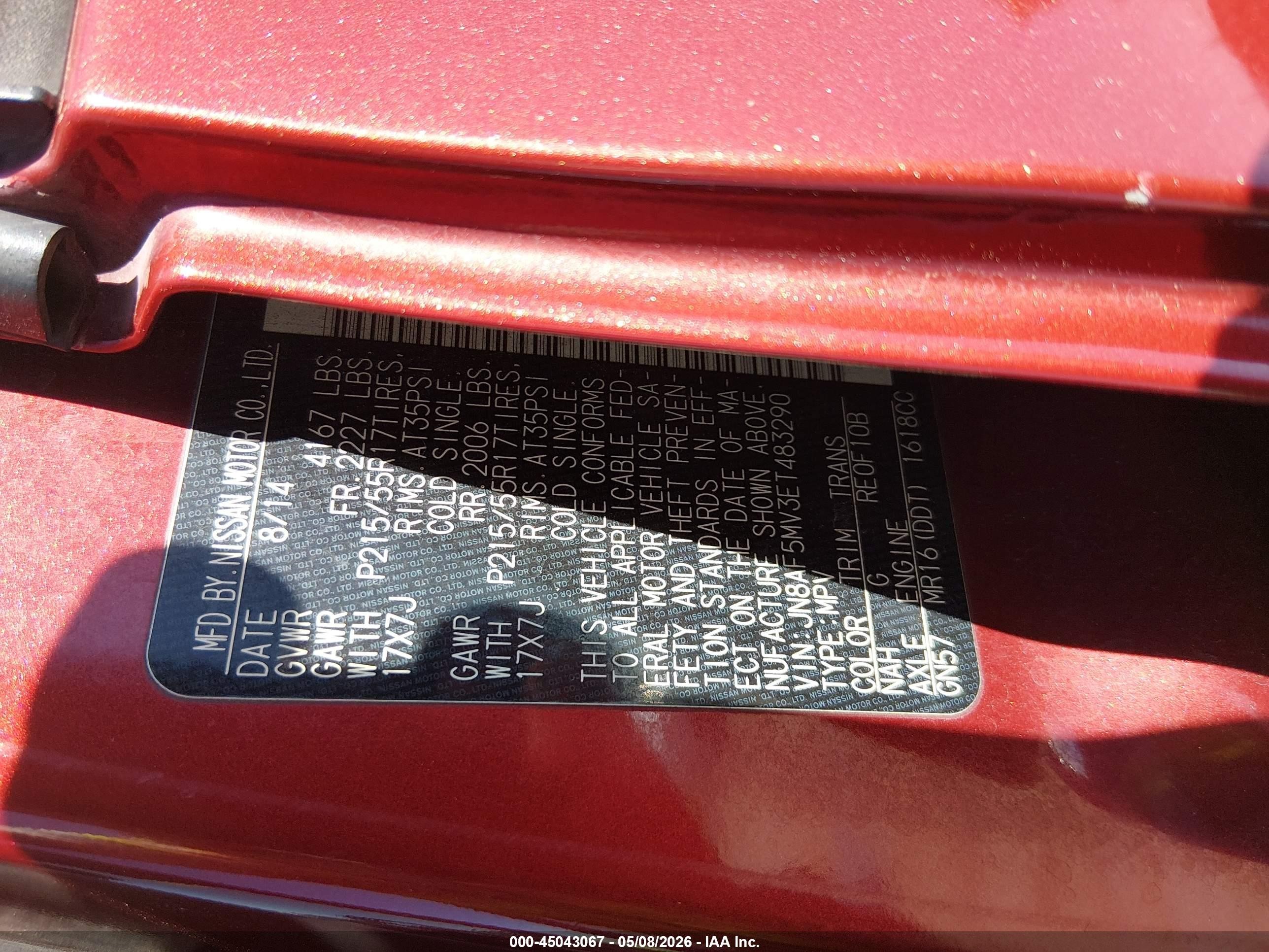 2014 Nissan Juke Sl Red vin: JN8AF5MV3ET483290