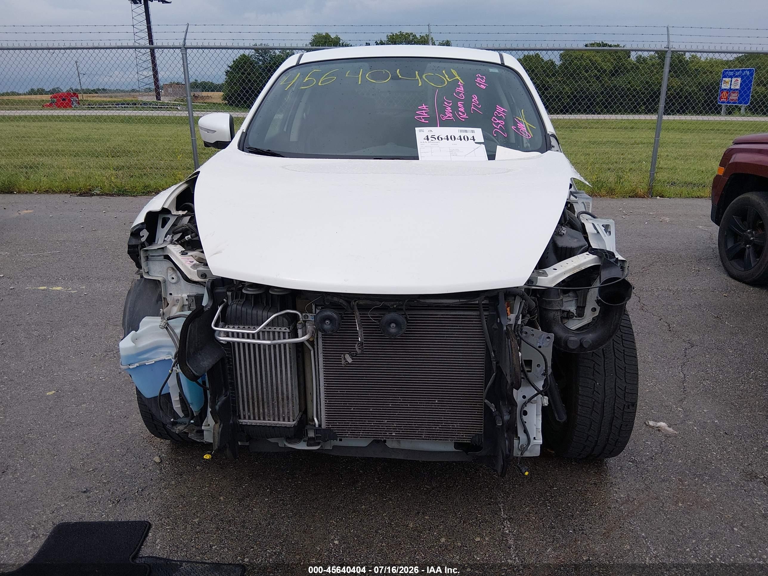 2015 Nissan Juke Sl White vin: JN8AF5MV3FT557700