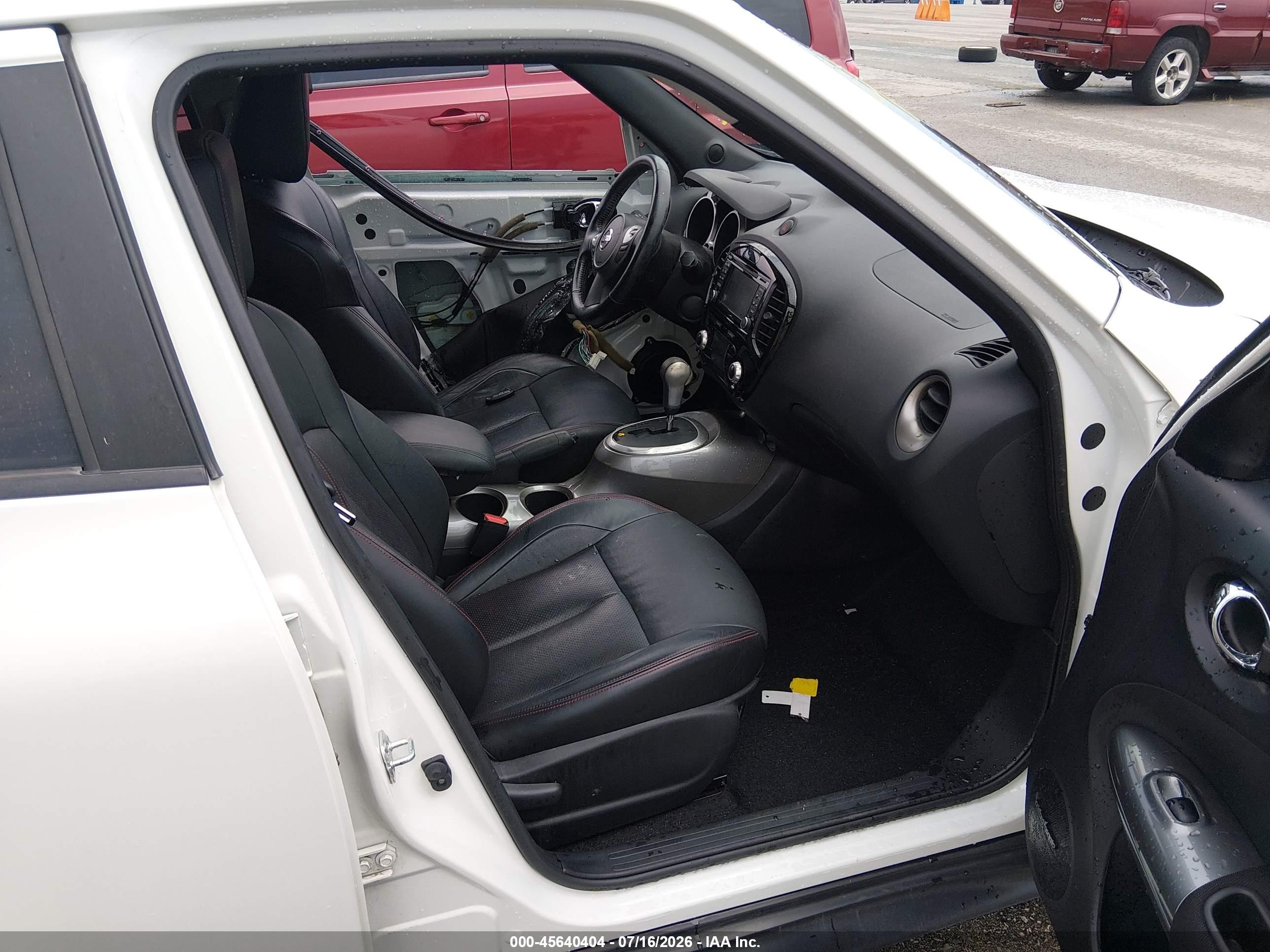 2015 Nissan Juke Sl White vin: JN8AF5MV3FT557700