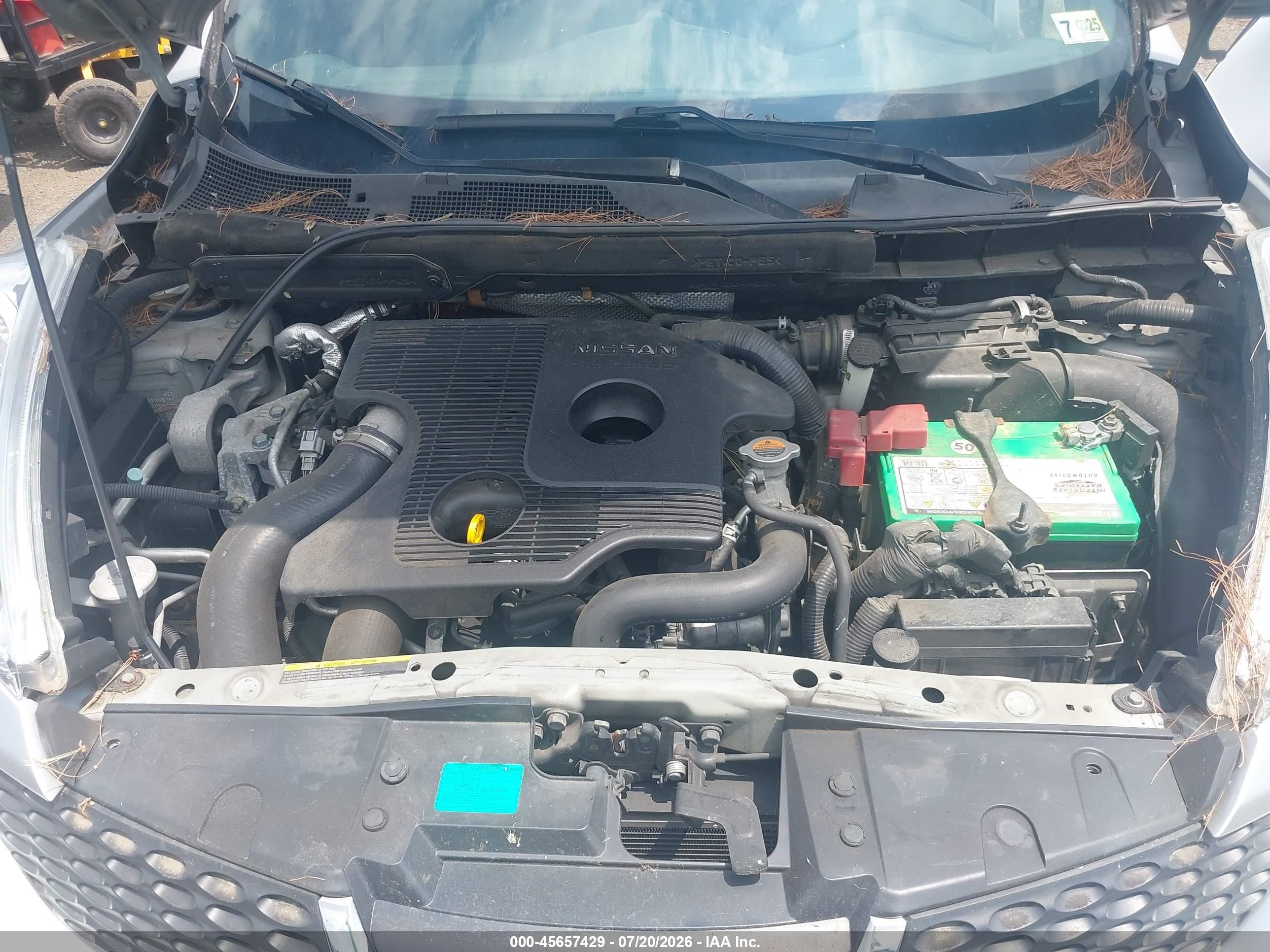 2011 Nissan Juke Sv Silver vin: JN8AF5MV4BT006959