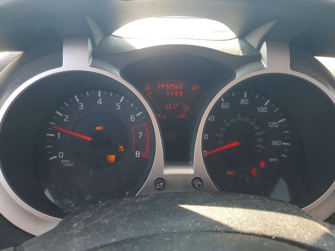 2011 Nissan Juke S Красный vin: JN8AF5MV4BT008890