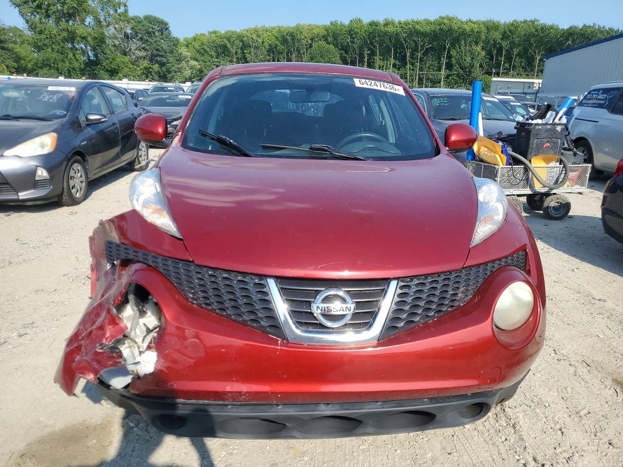 2011 Nissan Juke S Красный vin: JN8AF5MV4BT008890