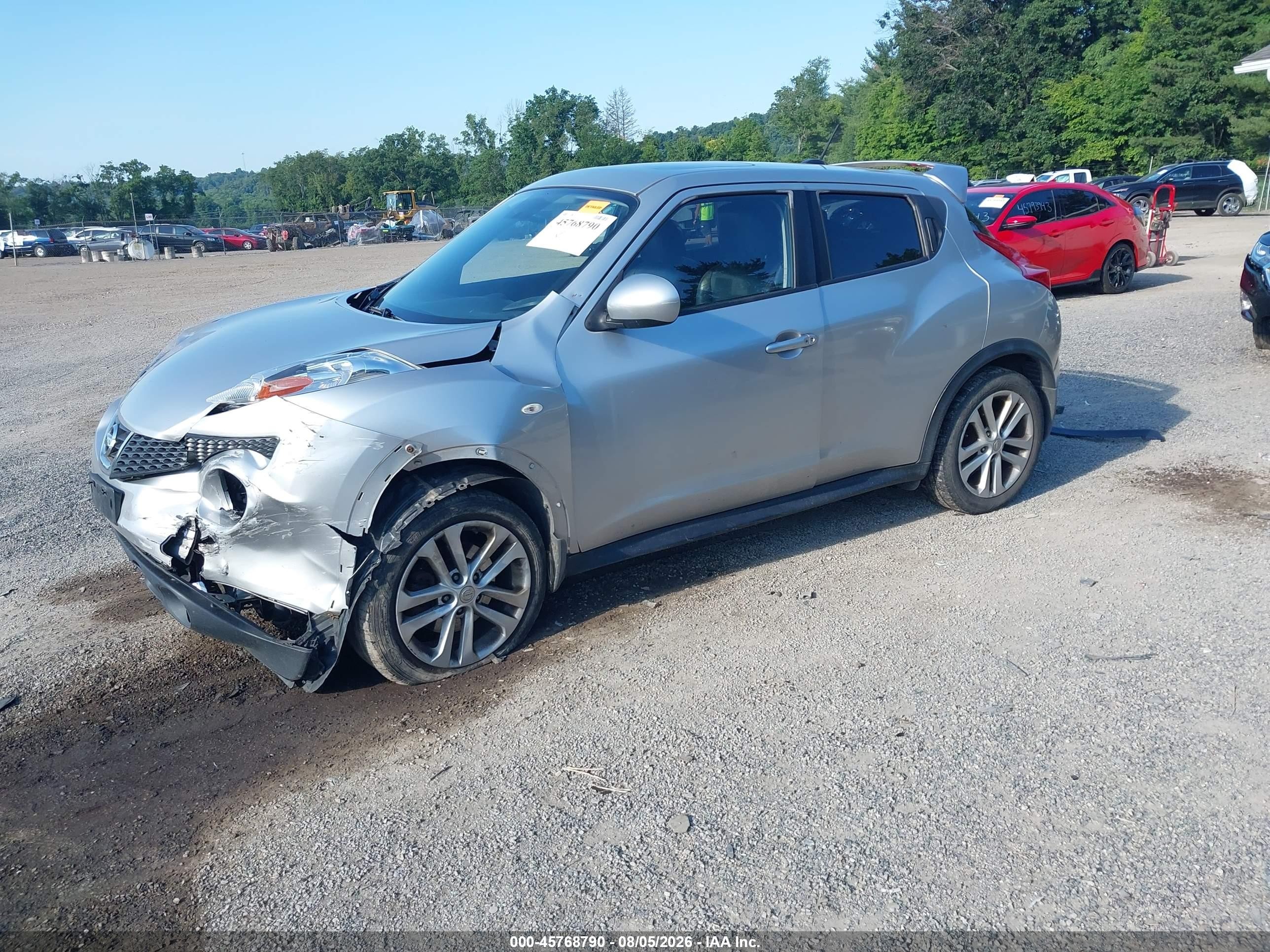 2011 Nissan Juke Sl Silver vin: JN8AF5MV4BT024281