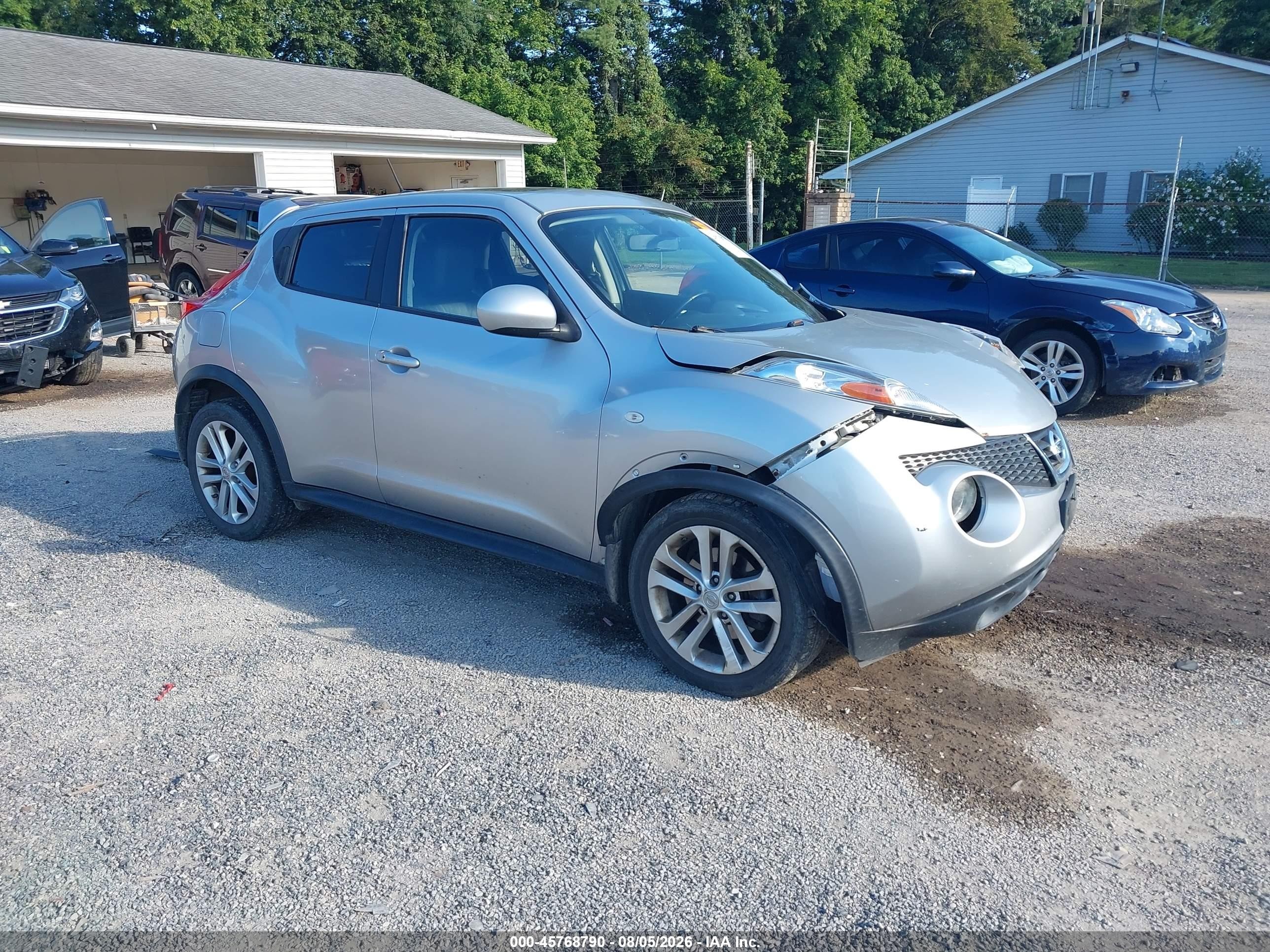2011 Nissan Juke Sl Silver vin: JN8AF5MV4BT024281