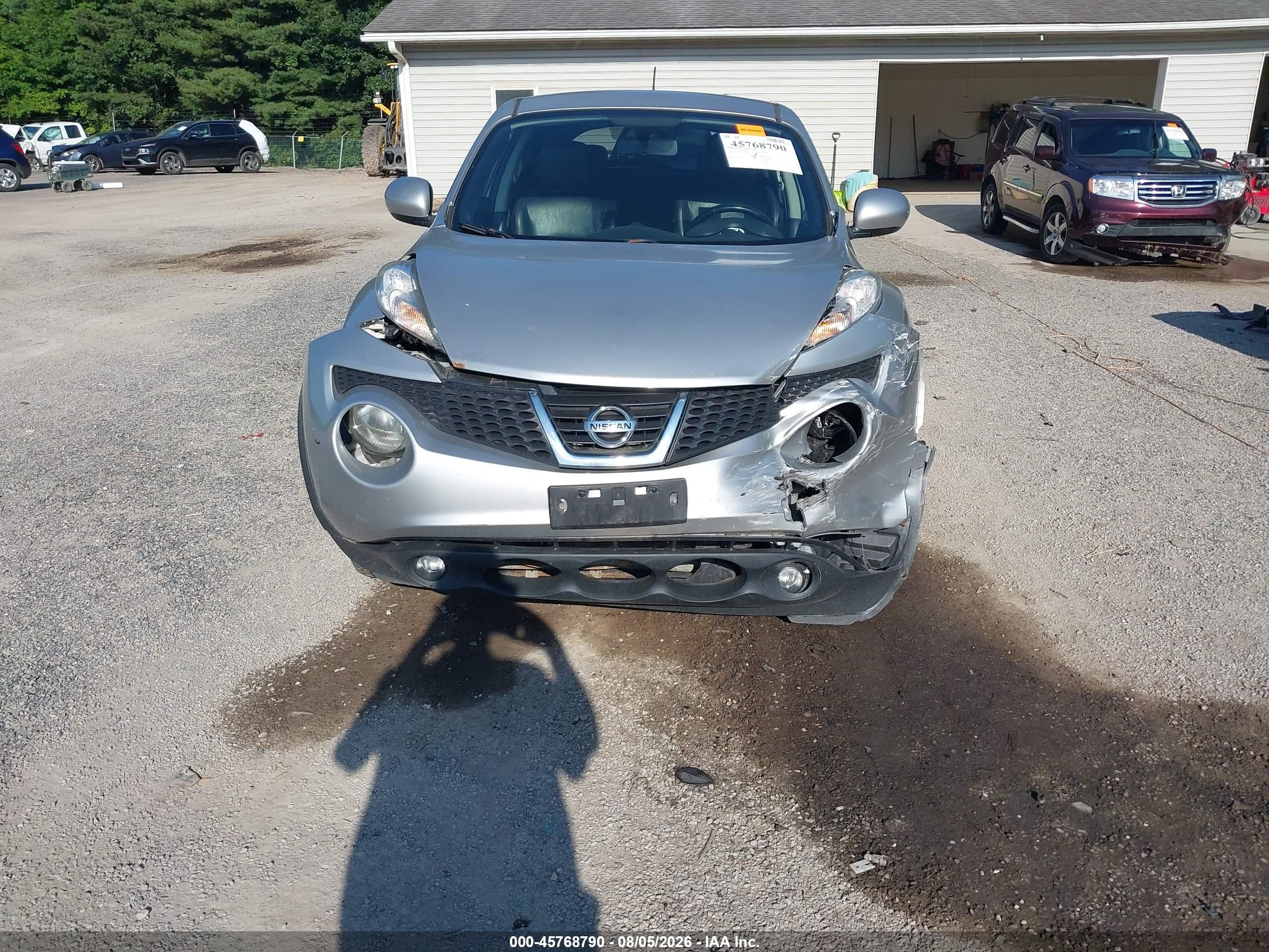 2011 Nissan Juke Sl Silver vin: JN8AF5MV4BT024281