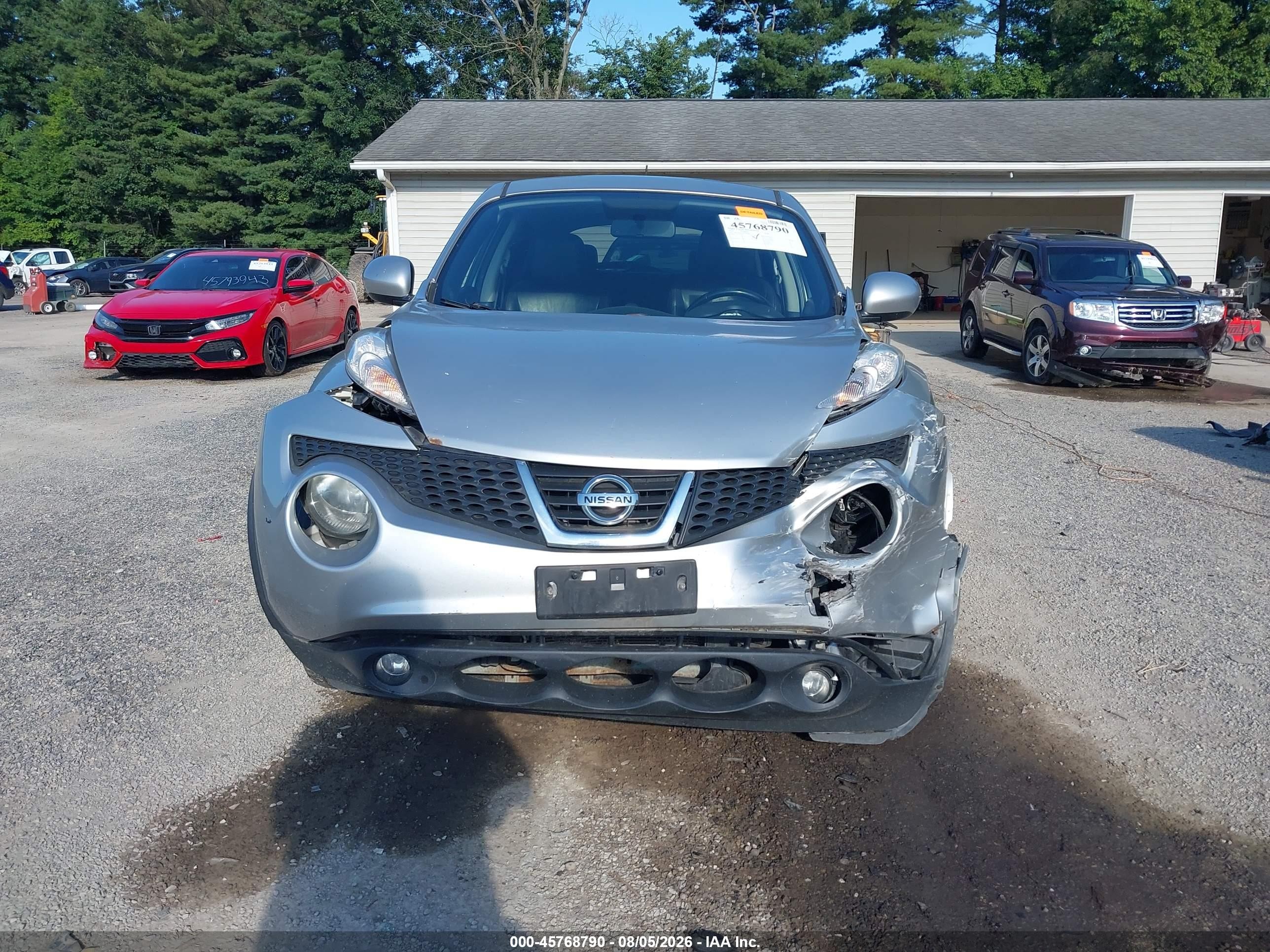 2011 Nissan Juke Sl Silver vin: JN8AF5MV4BT024281