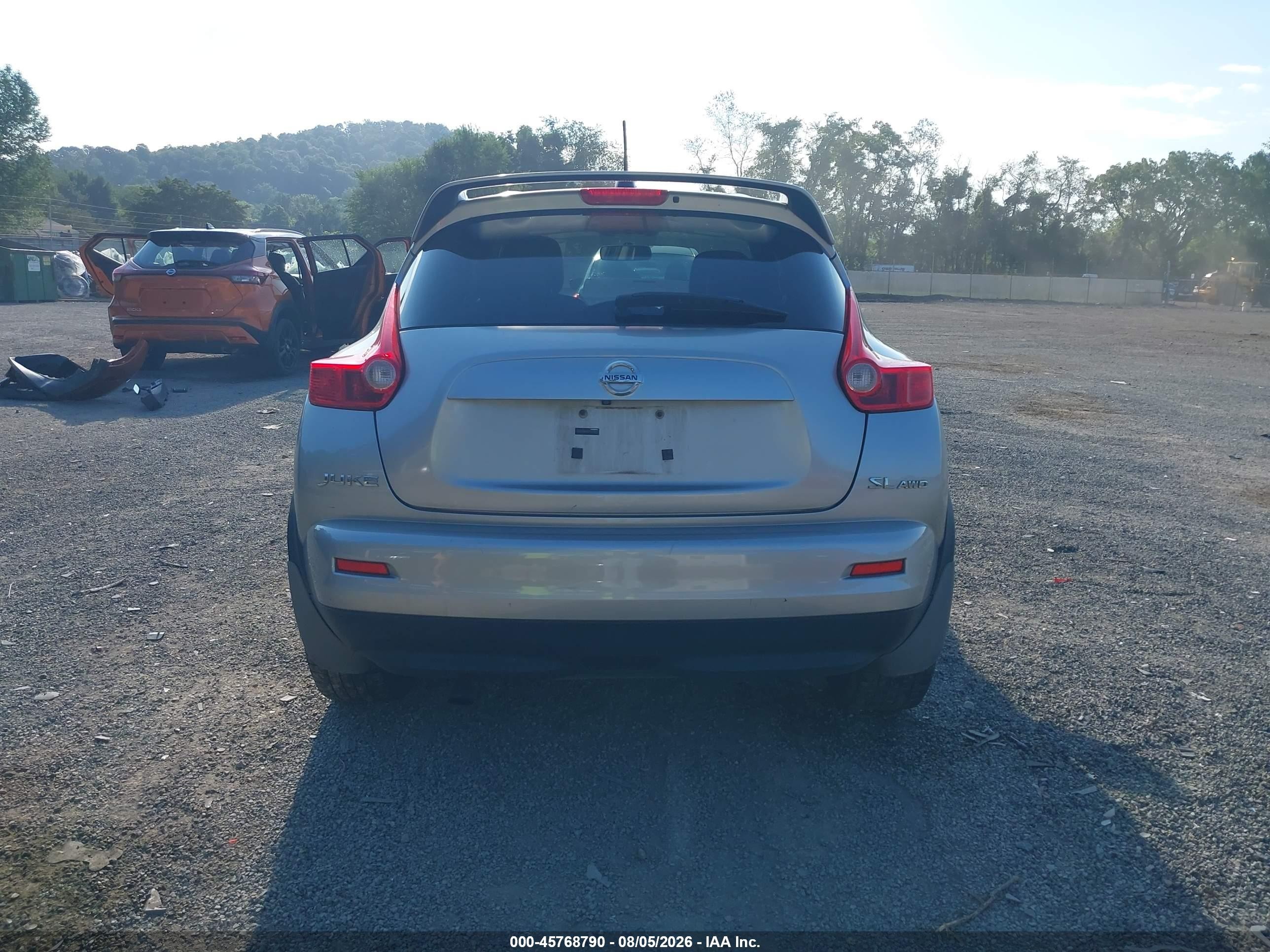 2011 Nissan Juke Sl Silver vin: JN8AF5MV4BT024281