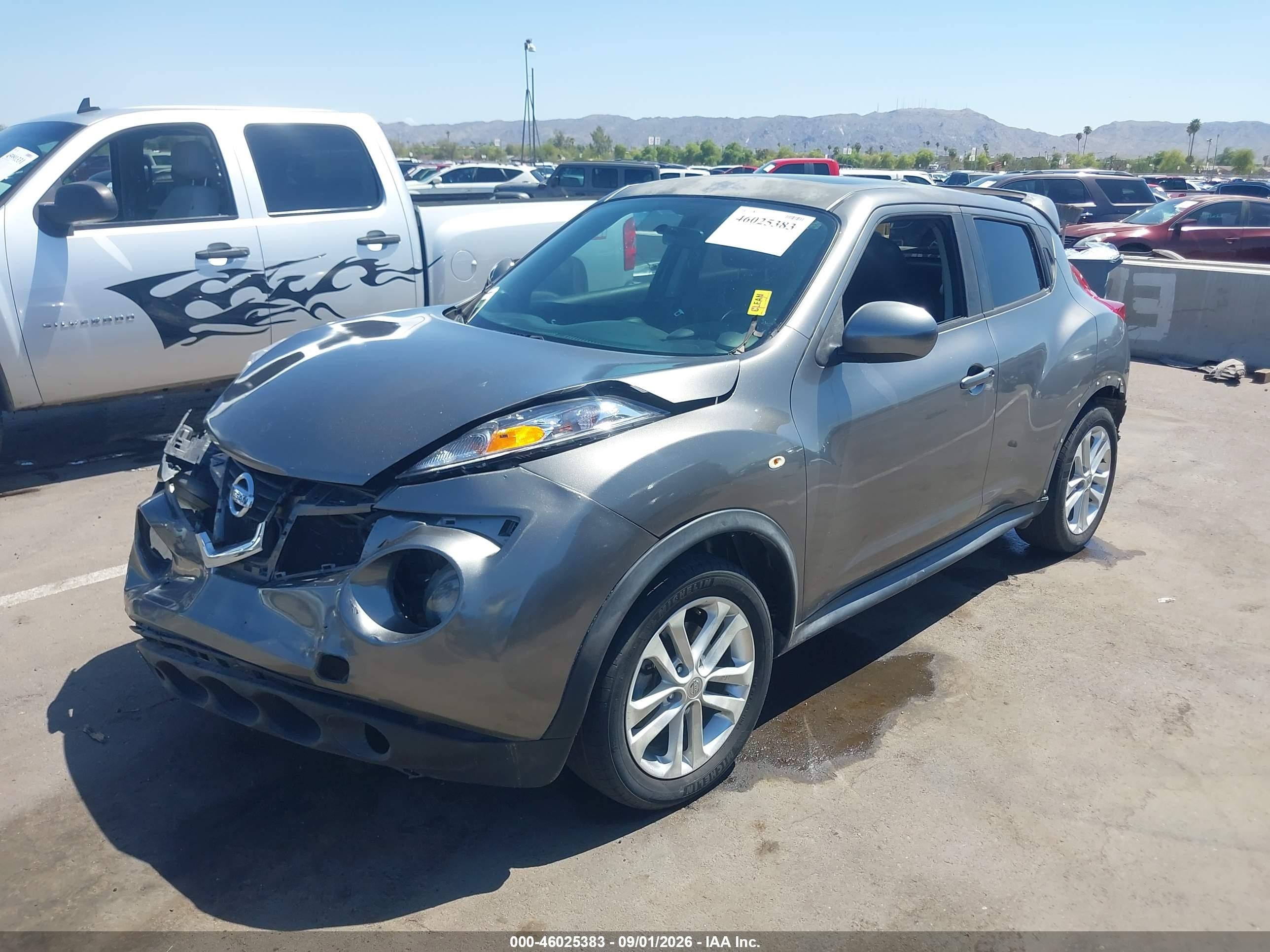 2011 Nissan Juke Sl Gray vin: JN8AF5MV4BT028007