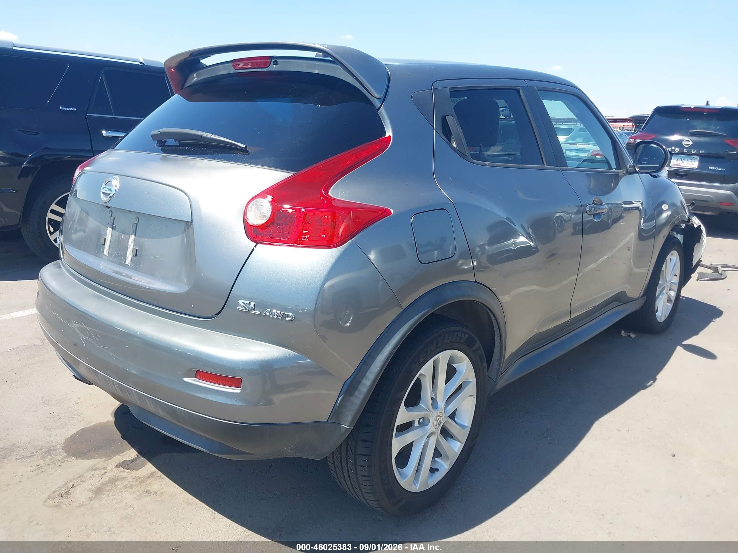 2011 Nissan Juke Sl Gray vin: JN8AF5MV4BT028007