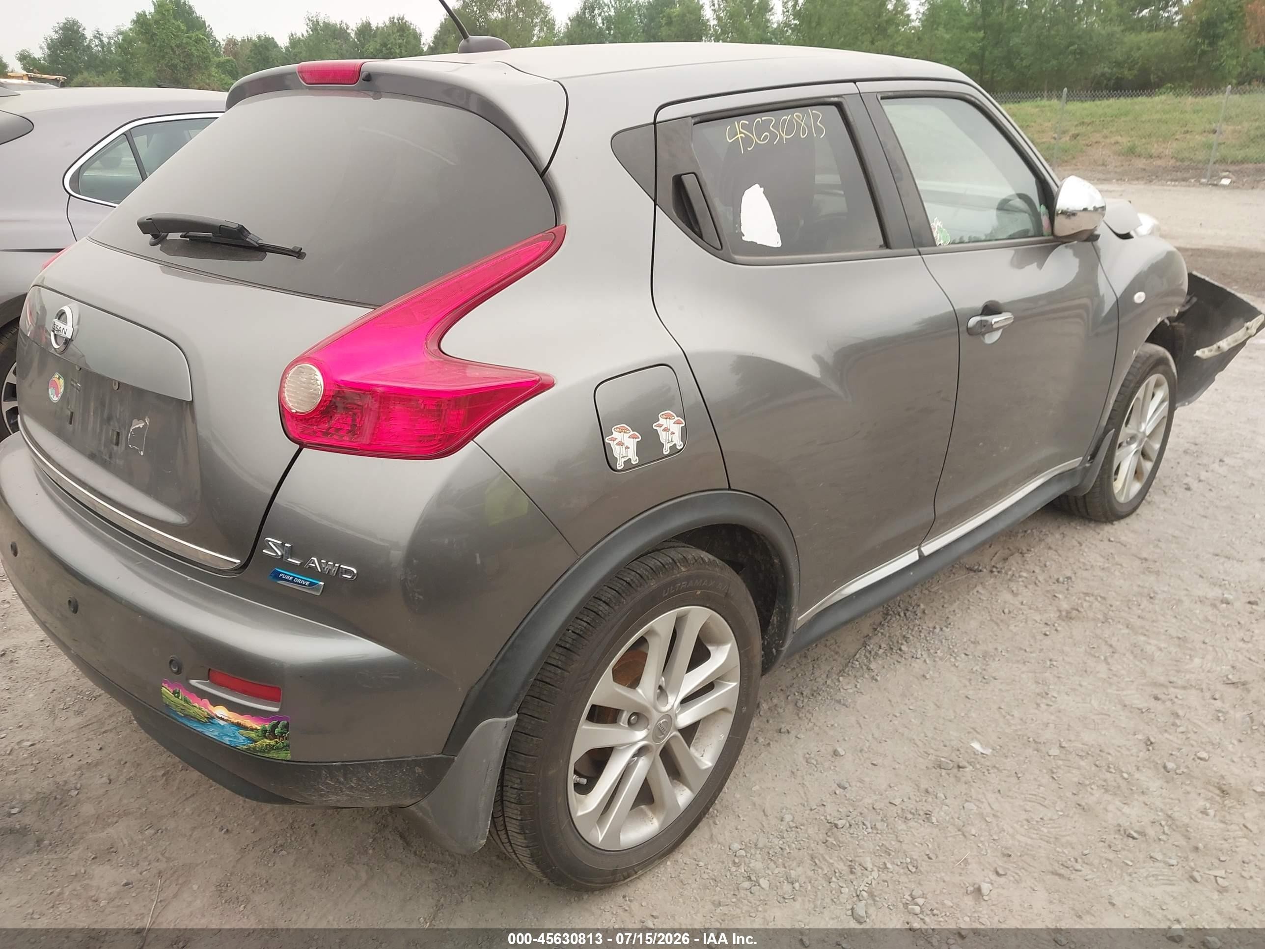 2012 Nissan Juke Sl Gray vin: JN8AF5MV4CT109221