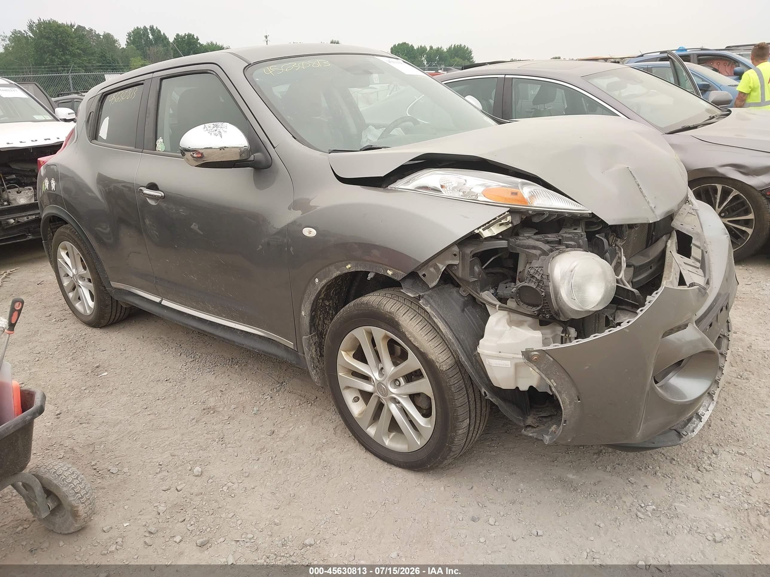 2012 Nissan Juke Sl Gray vin: JN8AF5MV4CT109221