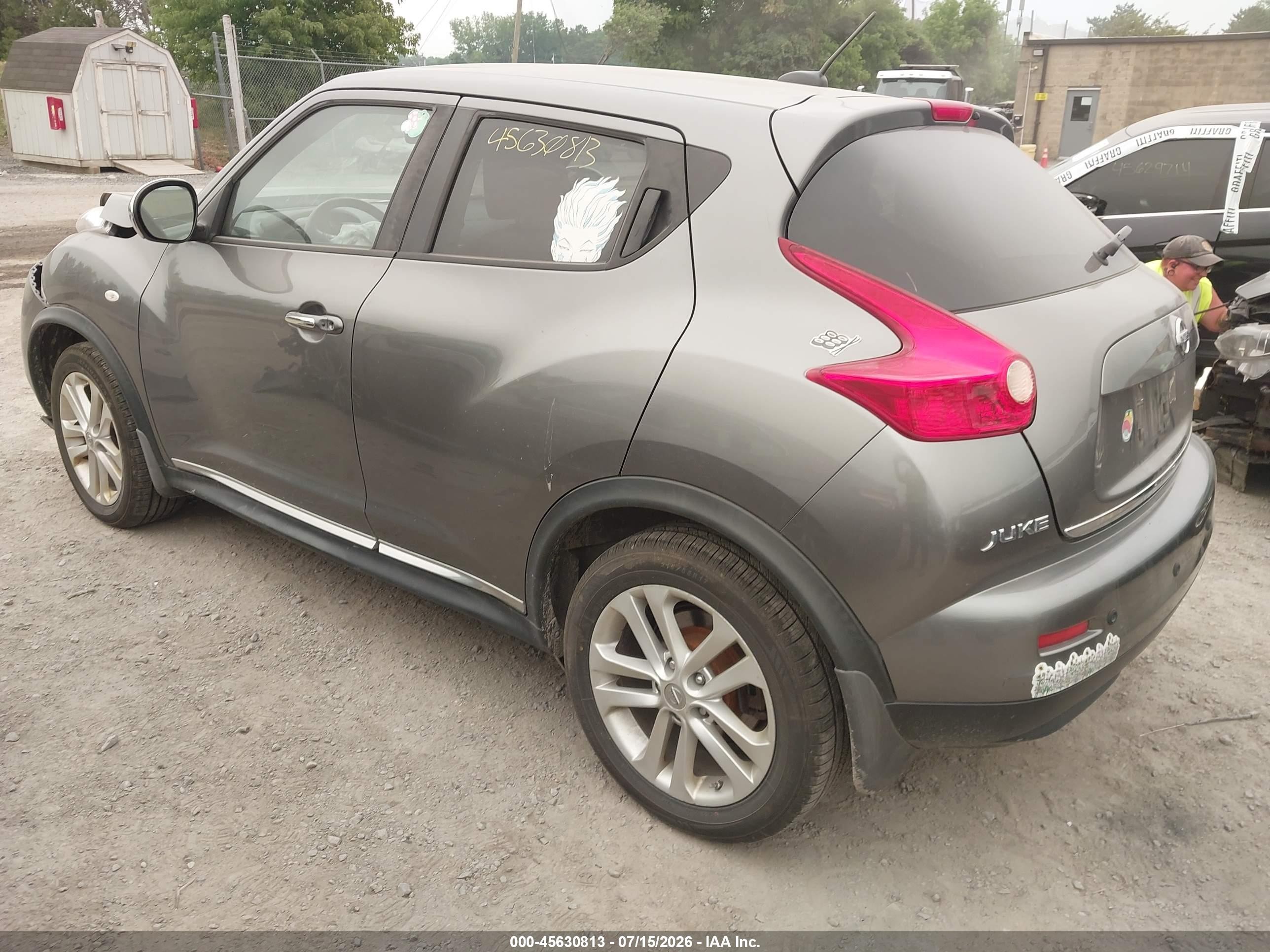 2012 Nissan Juke Sl Gray vin: JN8AF5MV4CT109221