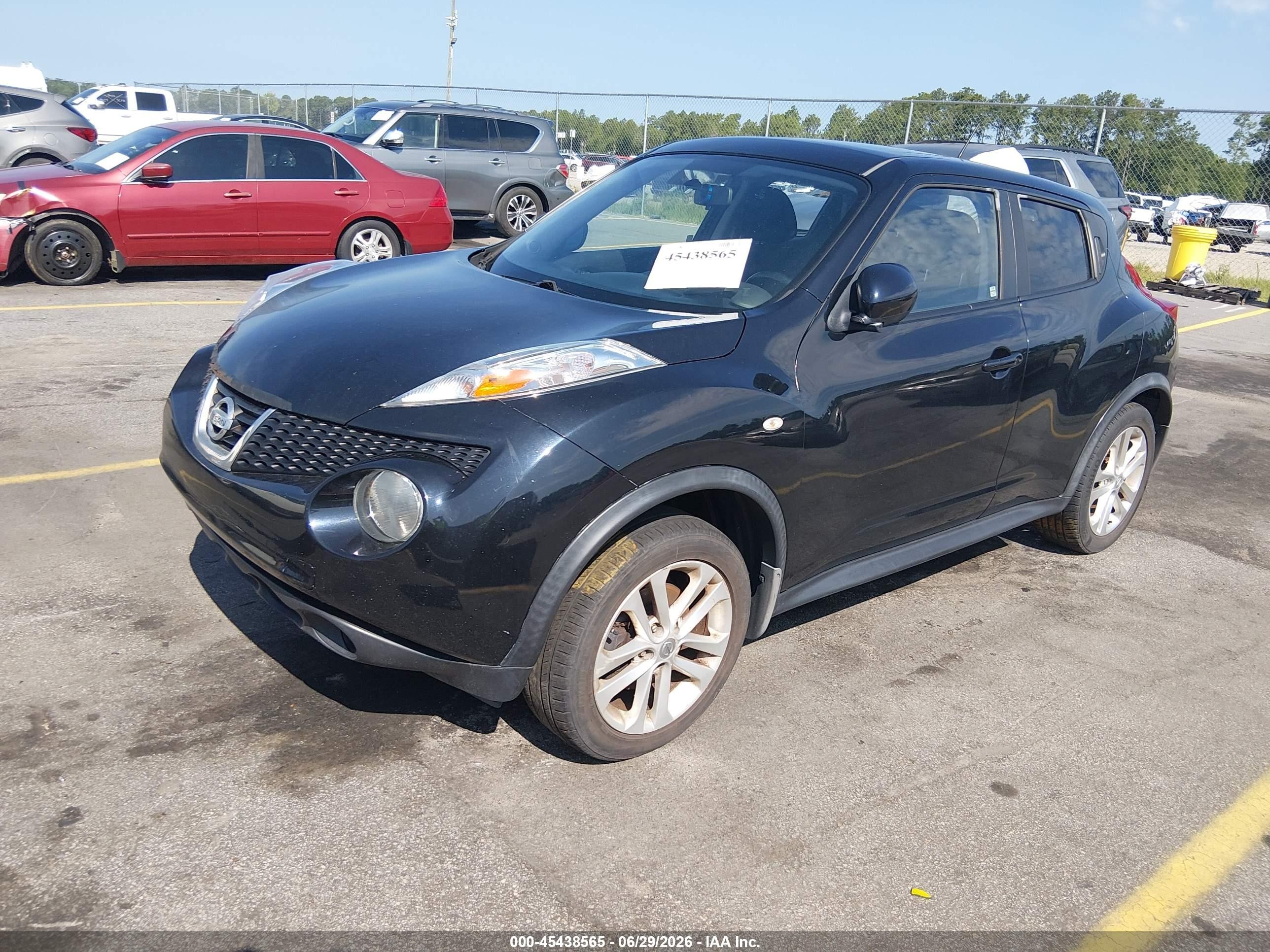 2012 Nissan Juke Sv Black vin: JN8AF5MV4CT125483